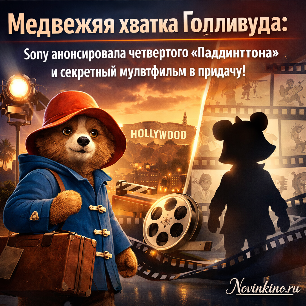 Анонс четвертого фильма про Паддингтона от Sony Pictures с дополнительным секретным мультфильмом