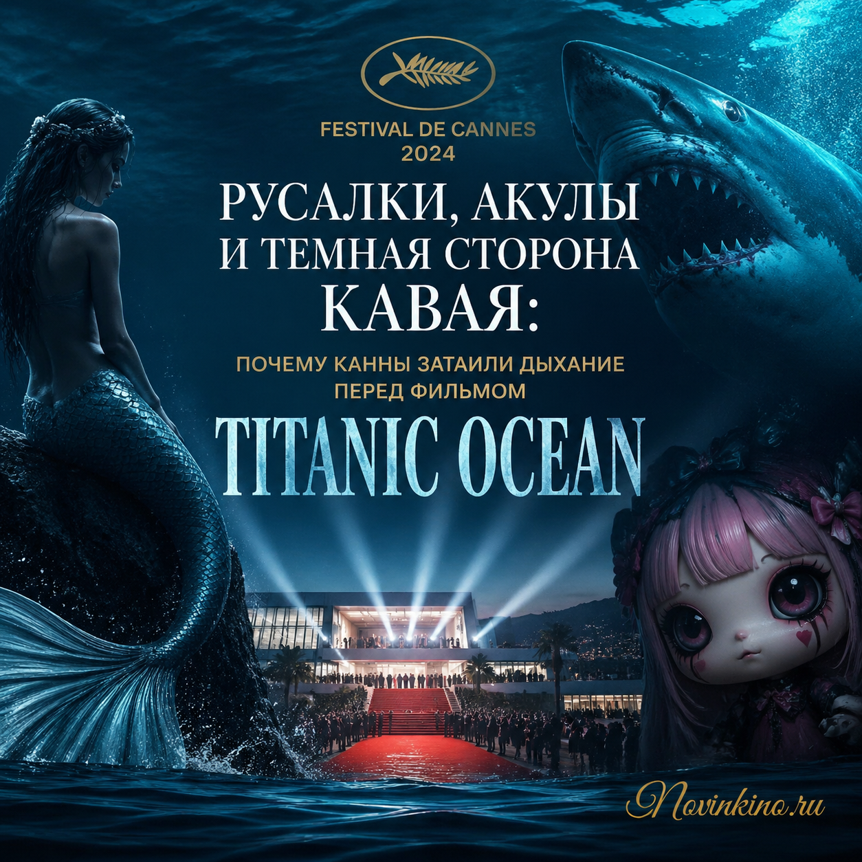 Русалки, акулы и тёмная сторона кавая в фильме Titanic Ocean на Каннском фестивале