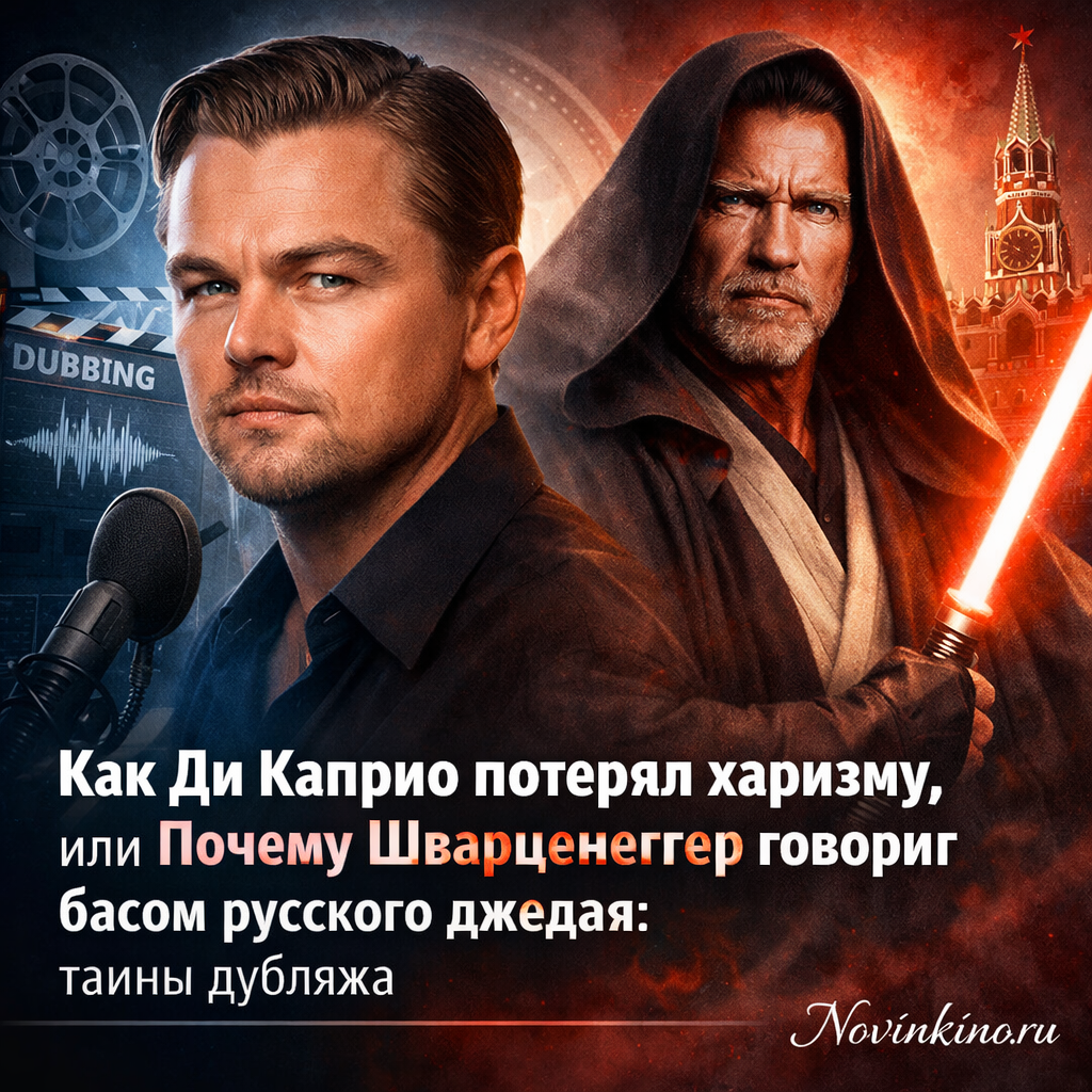 Ди Каприо и Шварценеггер на постере с русским дубляжом: тайны озвучки голливудских фильмов