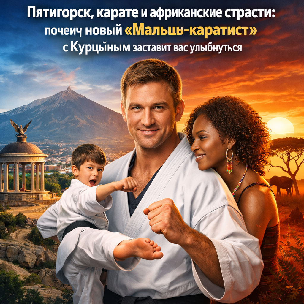 Новый «Малыш-каратист» с Курцыным: комедийная сцена в Пятигорске с африканскими мотивами и карате