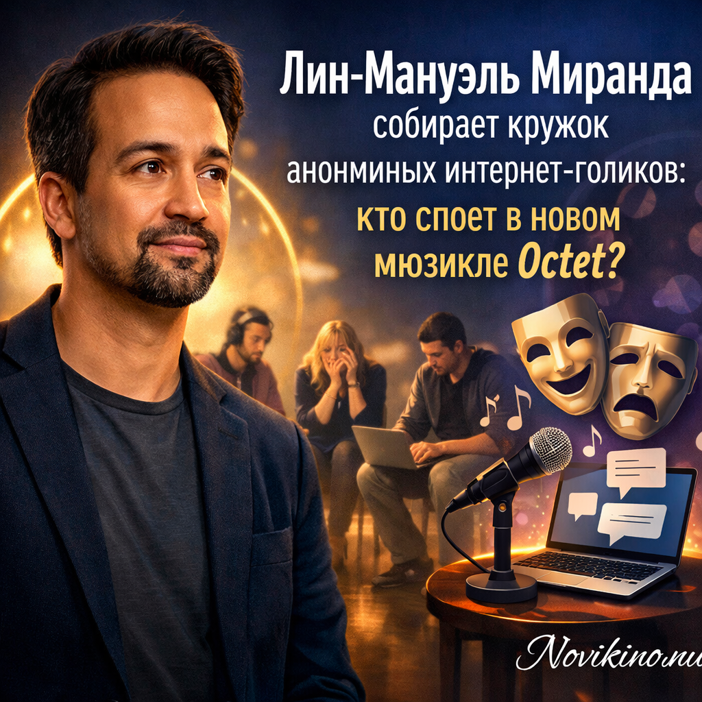 Лин-Мануэль Миранда проводит собрание кружка анонимных интернет-голиков для кастинга в новый мюзикл Octet