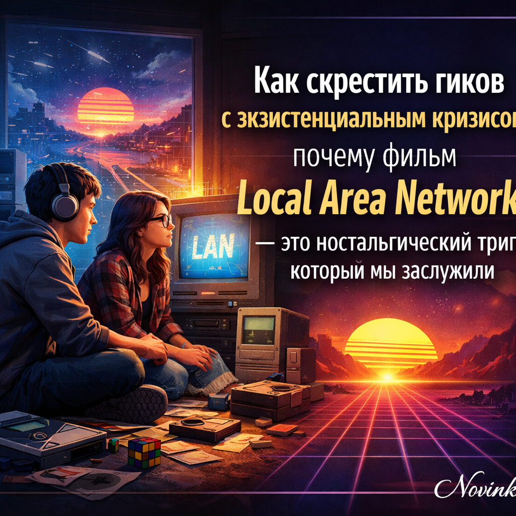 Постер фильма Local Area Network: гиковский ностальгический трип с экзистенциальным кризисом в локальной сети 90-х