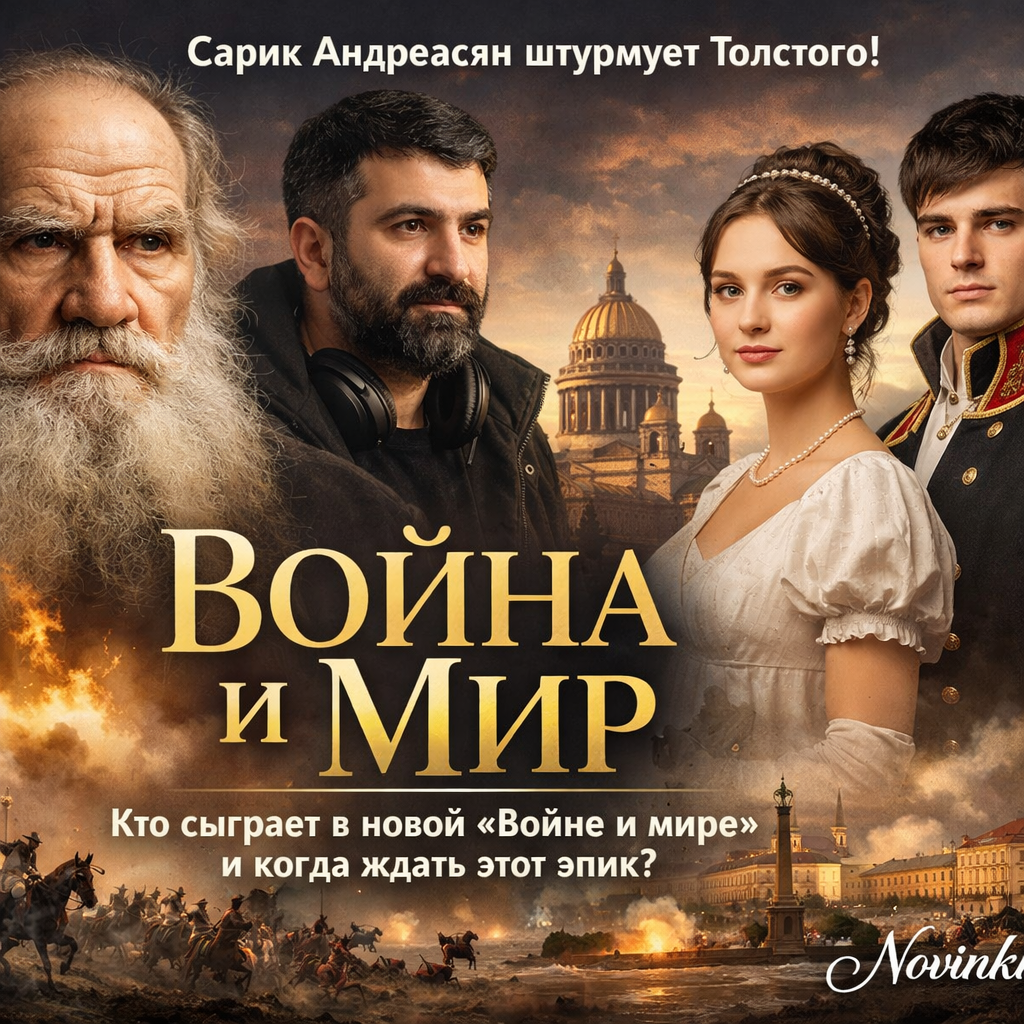 Сарик Андреасян штурмует Толстого: кто сыграет в новой «Войне и мире» и когда ждать этот эпик