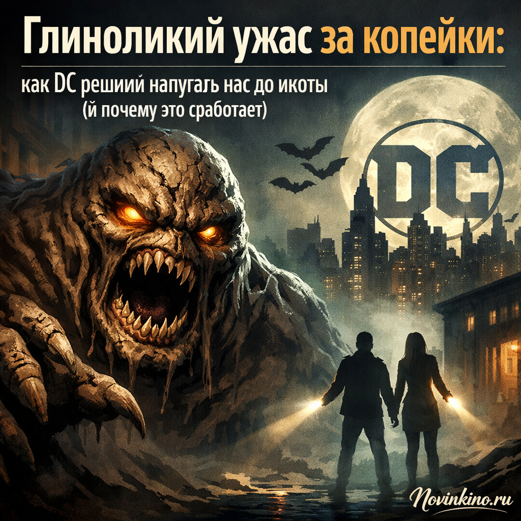 Глиноликий ужас из комиксов DC — дешёвый, но жуткий монстр, который пугает читателей до икоты