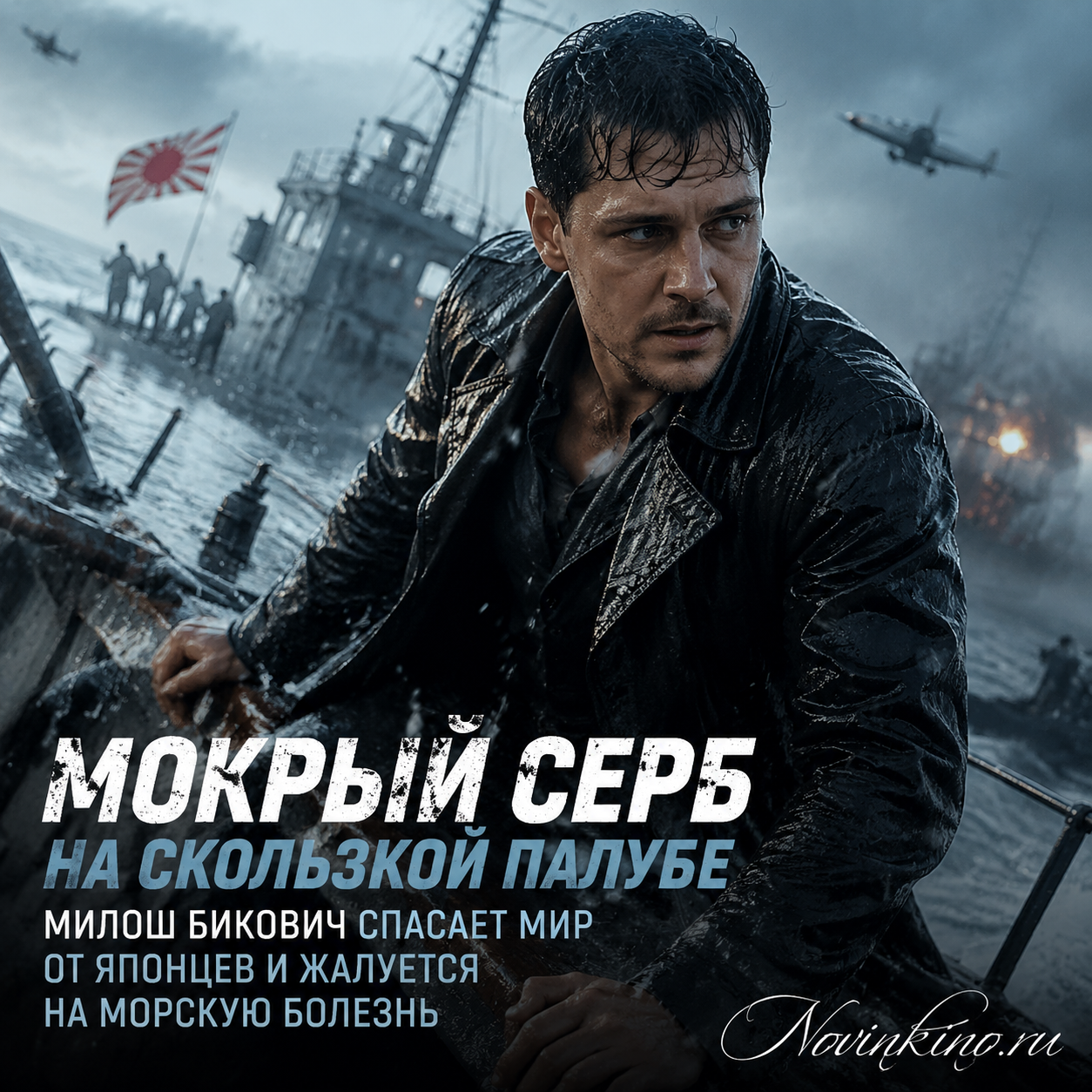 Милош Бикович спасает мир от японцев и жалуется на морскую болезнь