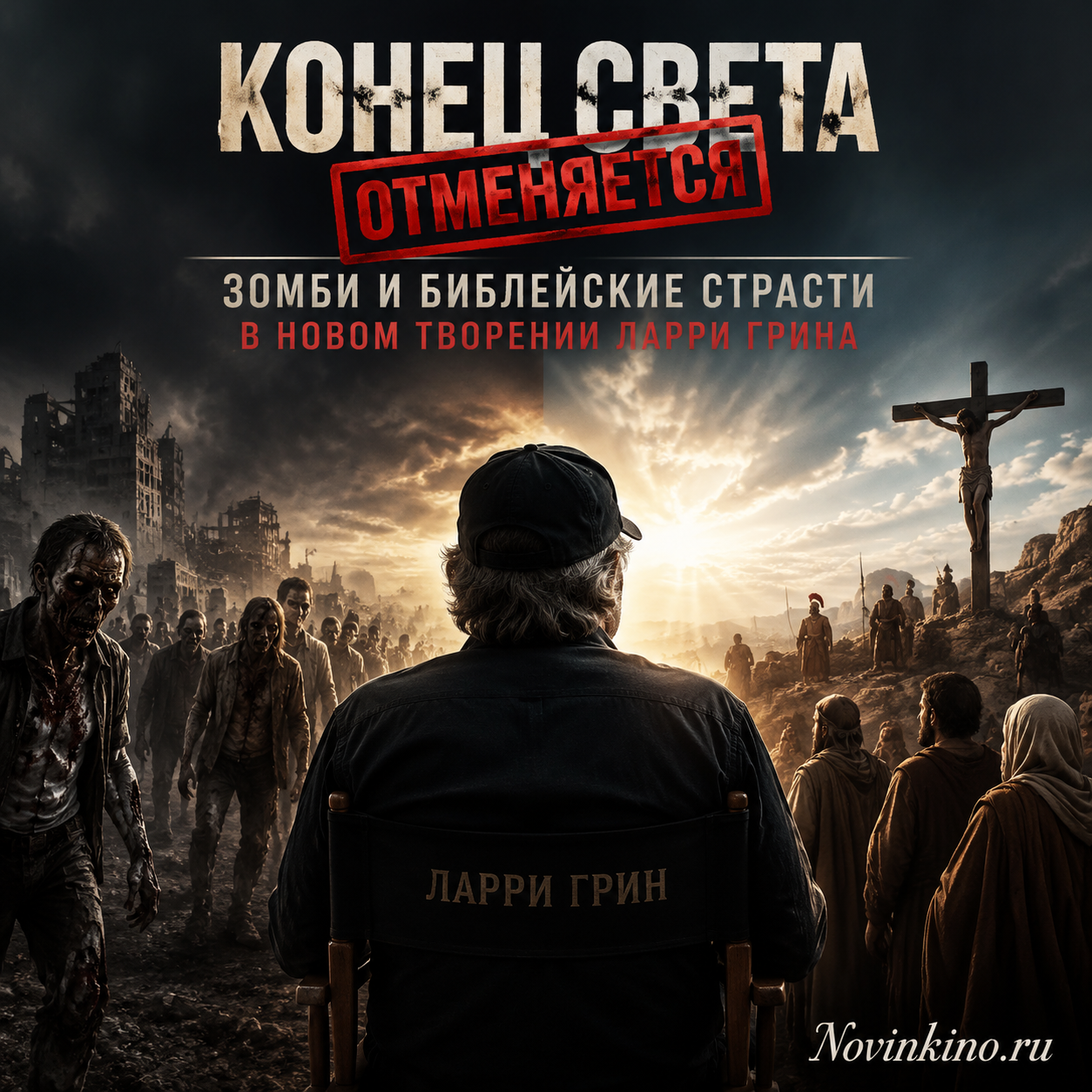 Постер нового произведения Ларри Грина о зомби и библейских темах