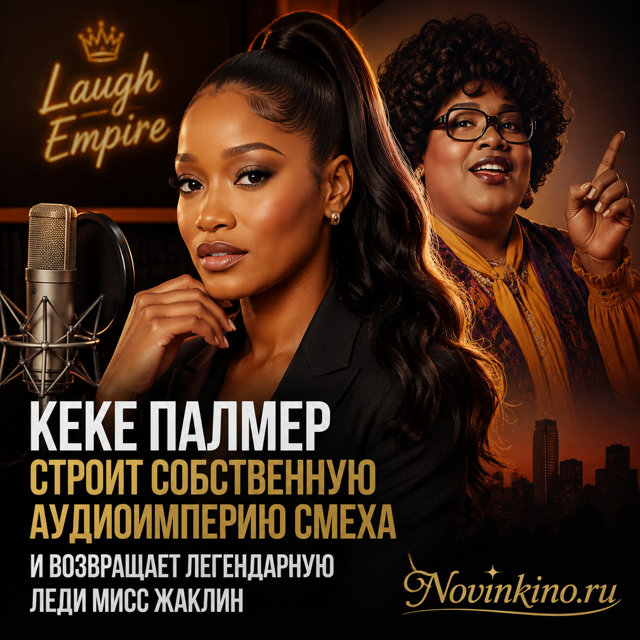 Кеке Палмер с Леди Мисс Жаклин, создающие контент для новой аудиоимперии