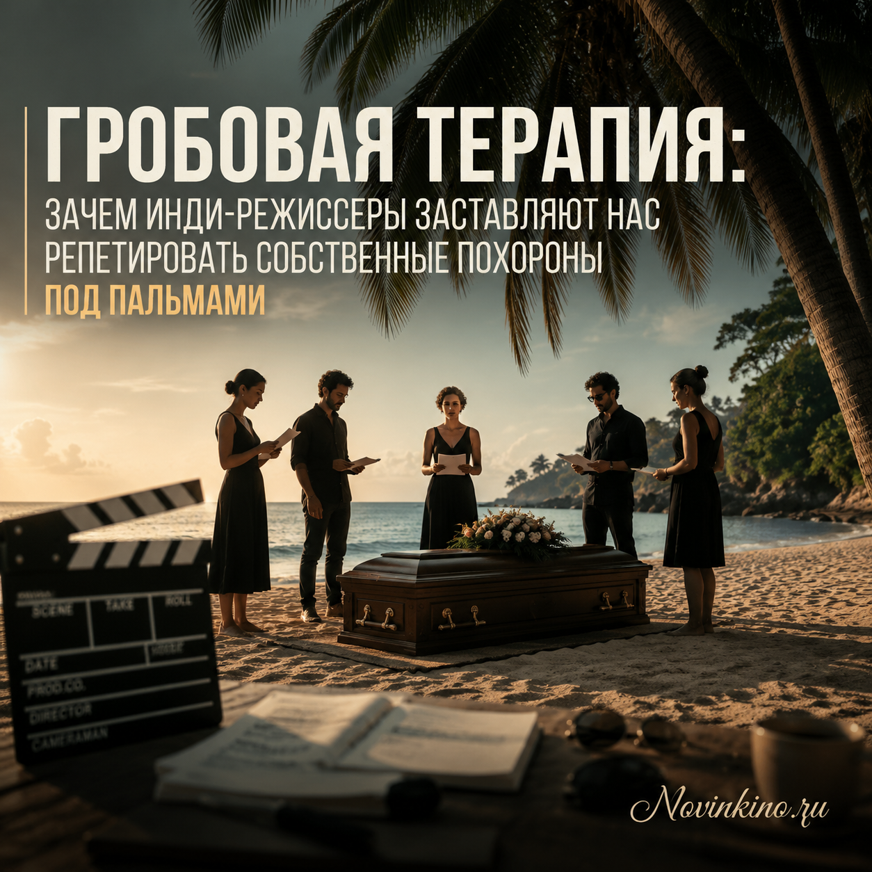 Инди-режиссеры репетируют похороны на фоне пальм