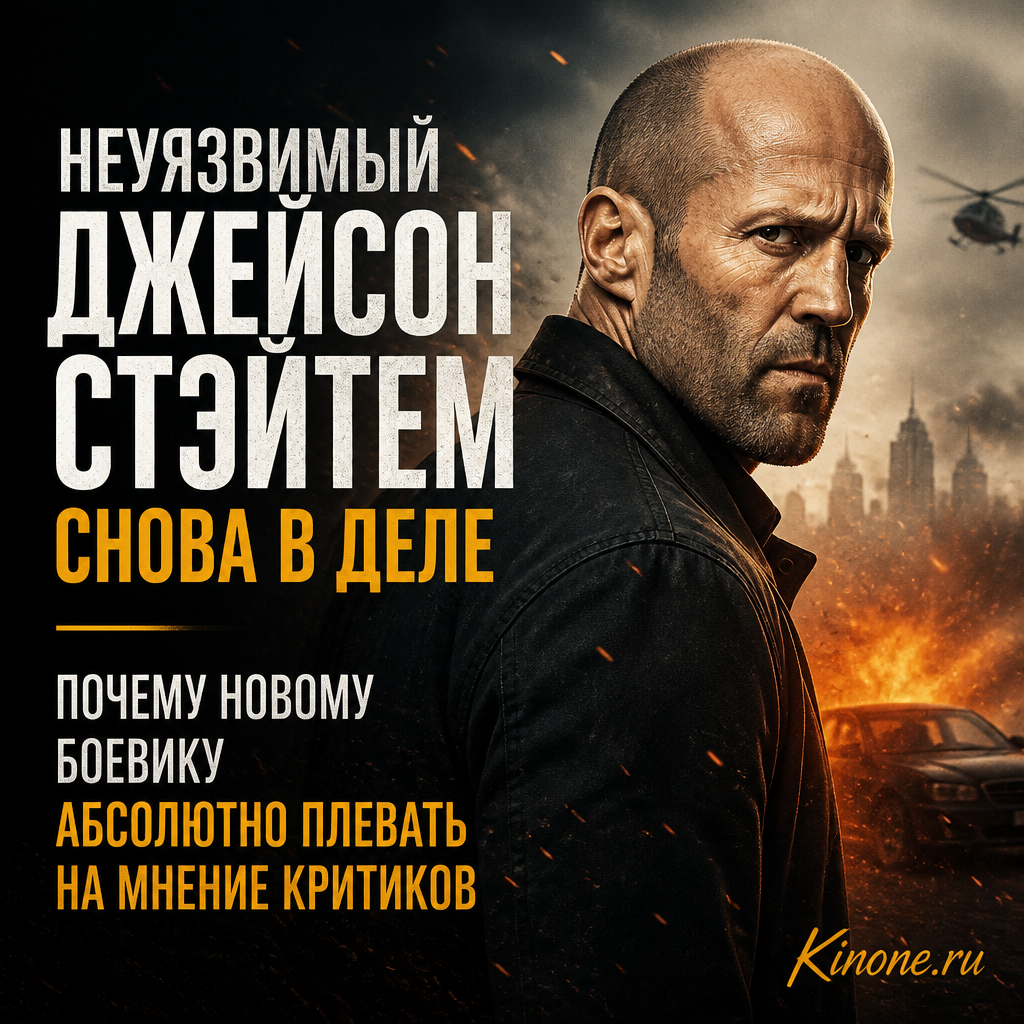 Джейсон Стэйтем в сцене из нового боевика