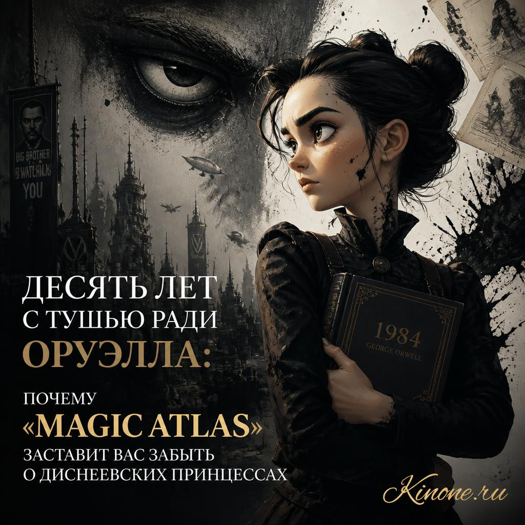 Иллюстрация к статье о «Magic Atlas» и его влиянии на восприятие диснеевских принцесс