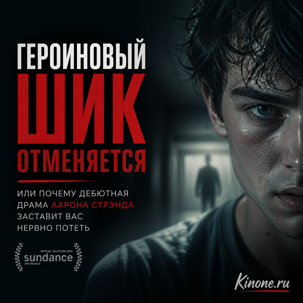Постер дебютной драмы Аарона Стрэнда, изображающий напряжение и эмоции персонажей.