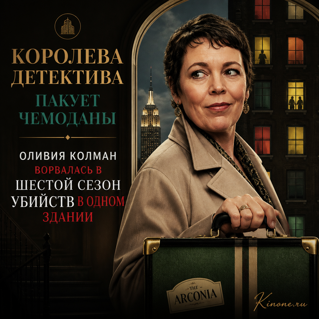 Оливия Колман в образе детектива, собирающая чемоданы для шестого сезона Убийств в одном здании