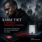 Канье Уэст в окружении призраков Санкт-Петербурга