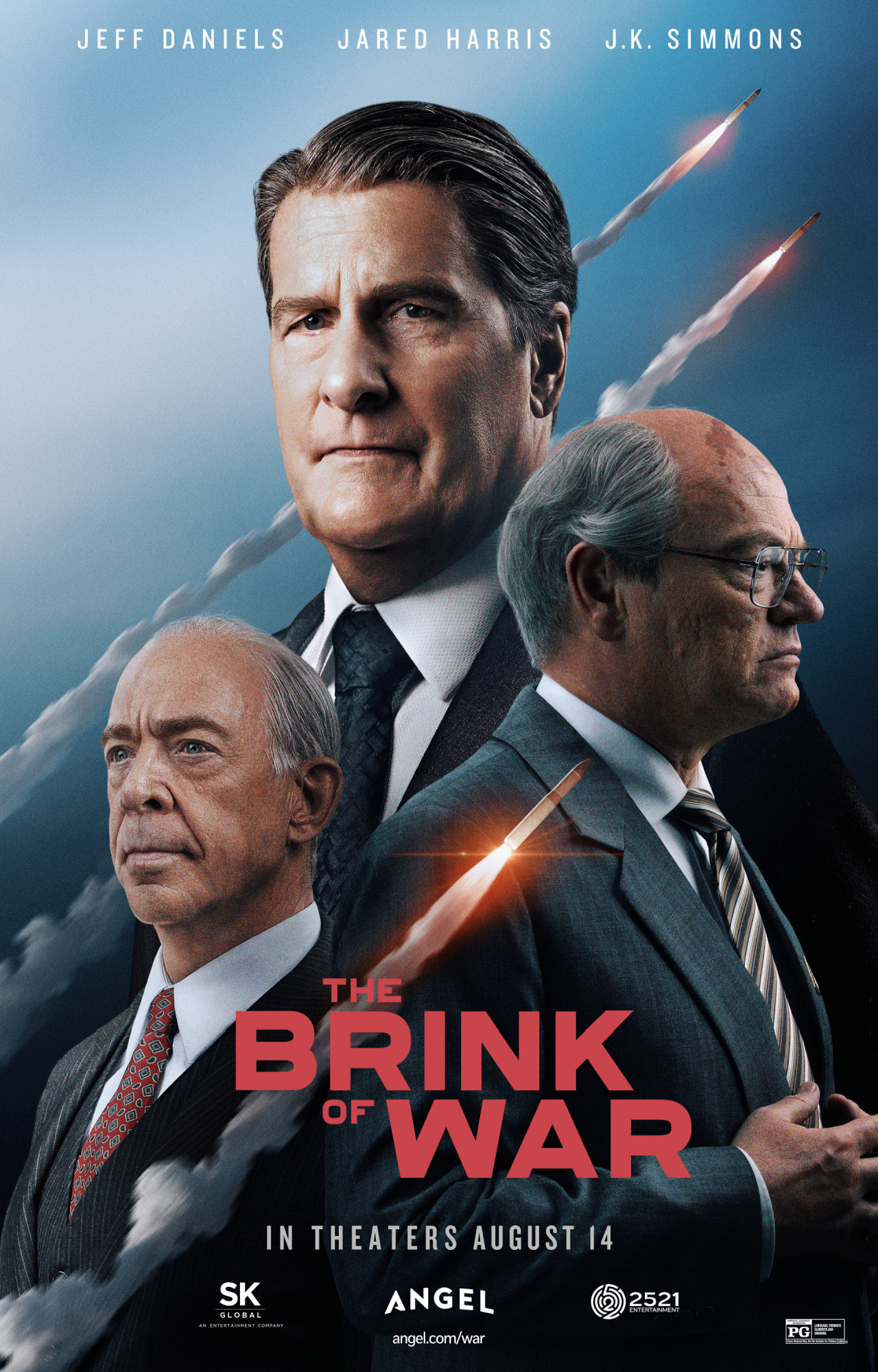 Постер фильма The Brink of War с изображениями Рейгана и Горбачева