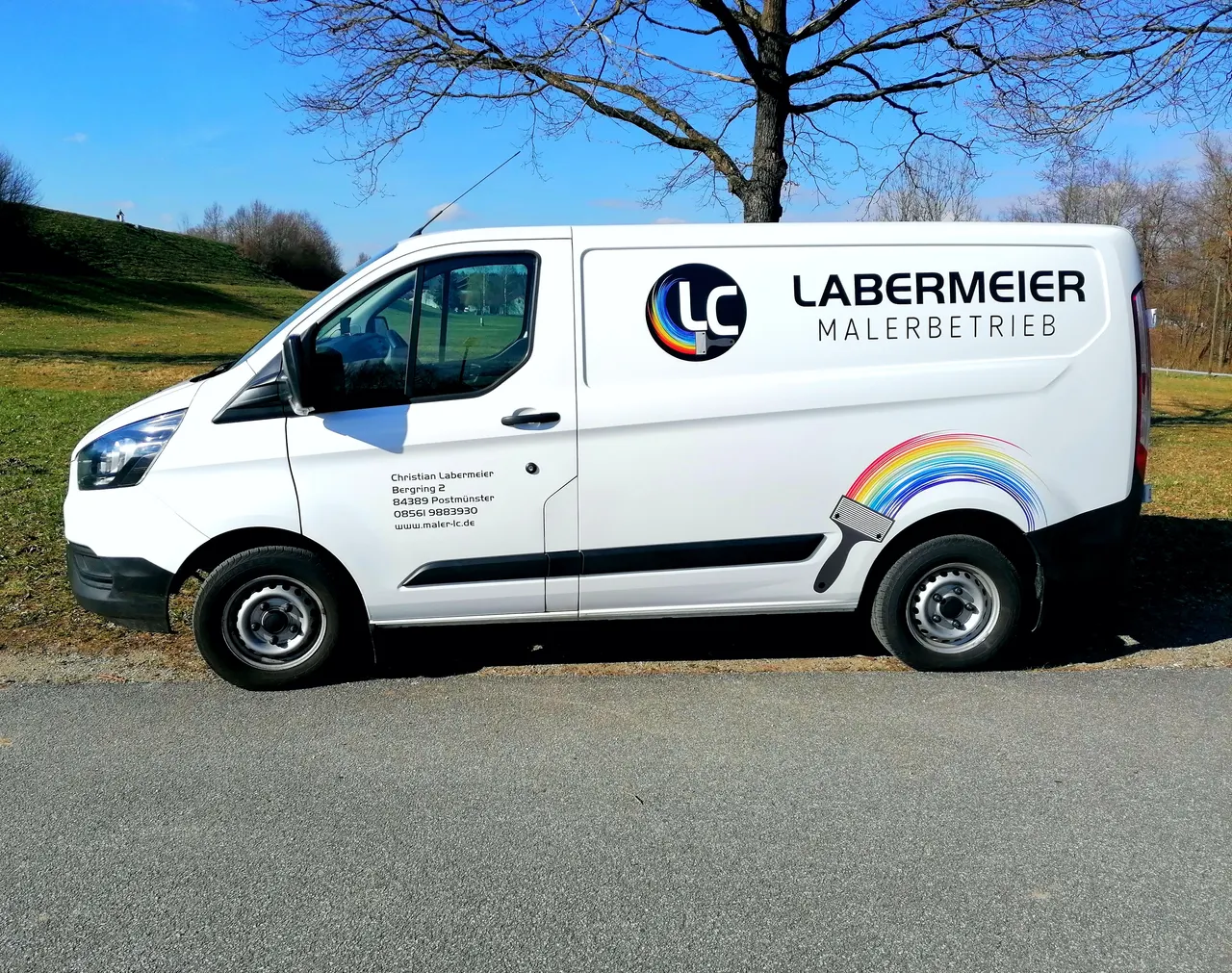 Firmenwagen von Malerbetrieb Labermeier