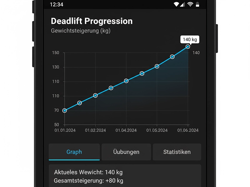Progression Gewichtssteigerung Progression Gewichtssteigerung