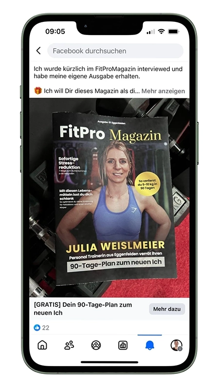 Werbeanzeige Magazin