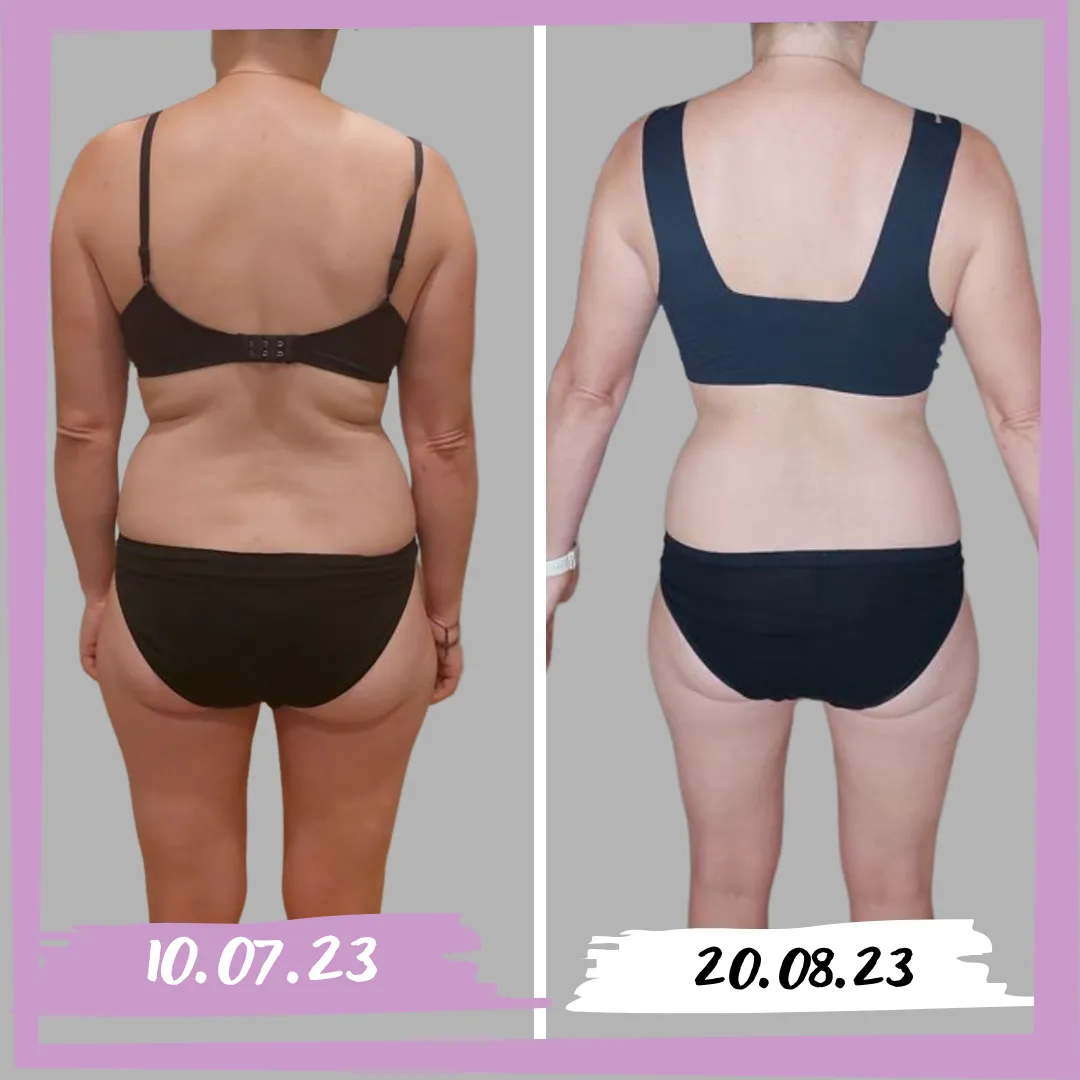 Trainings-Ergebnis nach 6 Wochen Personal Training