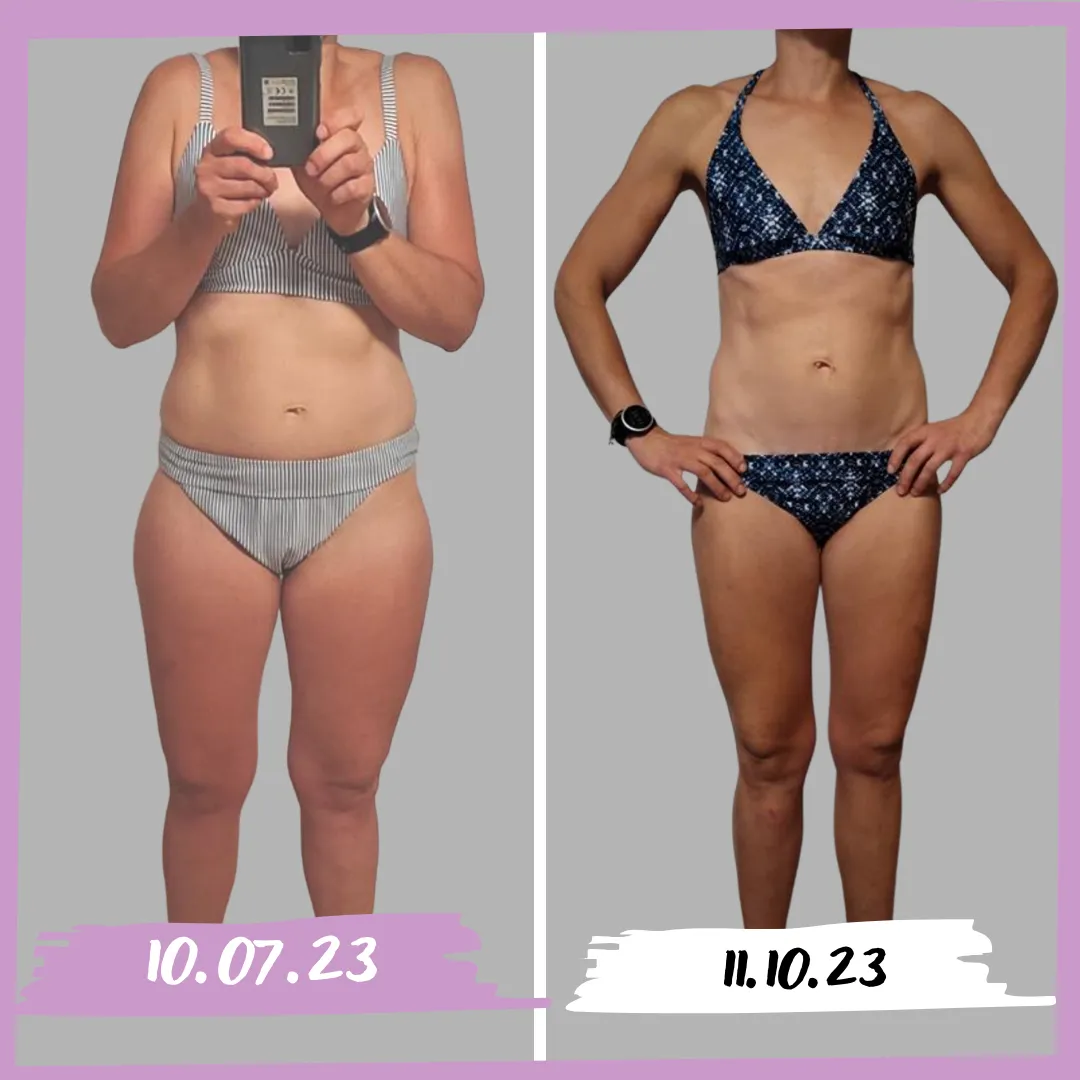 Fitness-Fortschritt über 3 Monate Personal Training