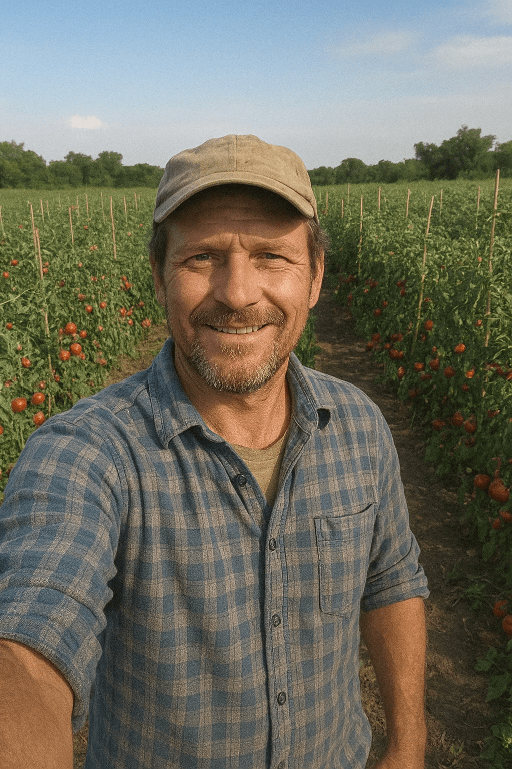 Founder and tomato grower