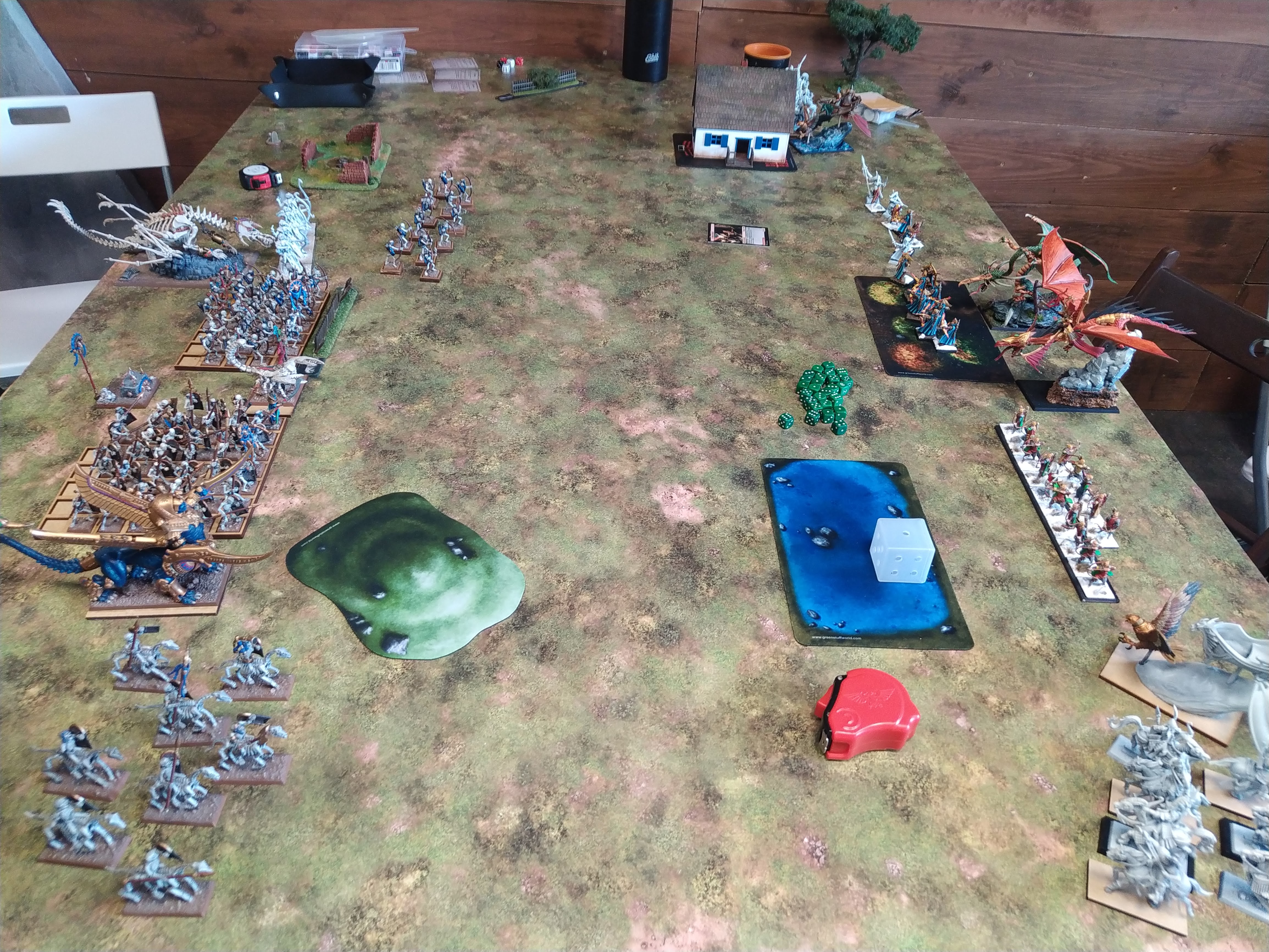 Battle report: High Elf Realms vs Tomb Kings of Khemri (Warhammer: The Old World) — High Elf Realms - Tomb Kings of Khemri