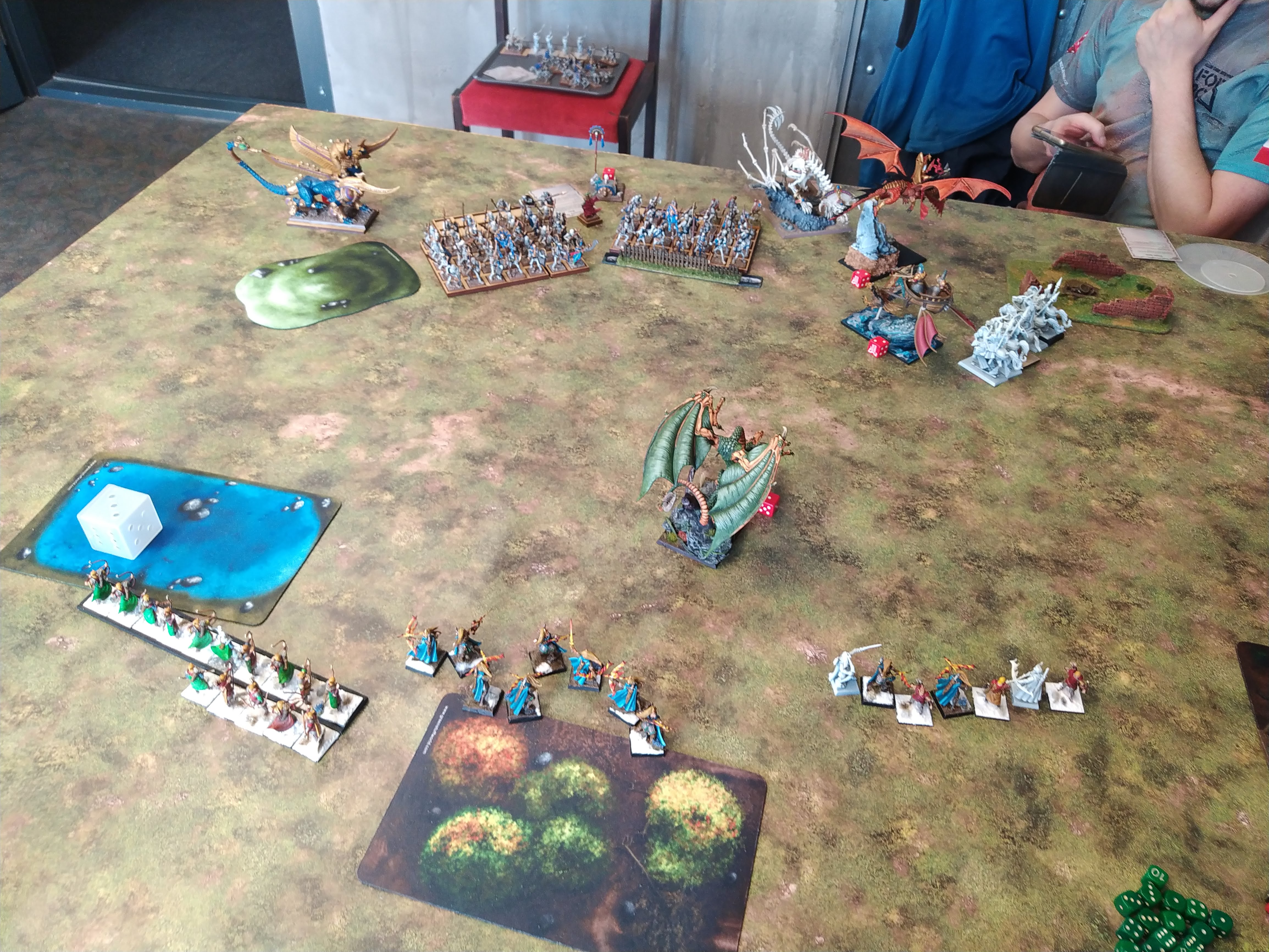Round 2: High Elf Realms vs Tomb Kings of Khemri (Warhammer: The Old World) — High Elf Realms - Tomb Kings of Khemri