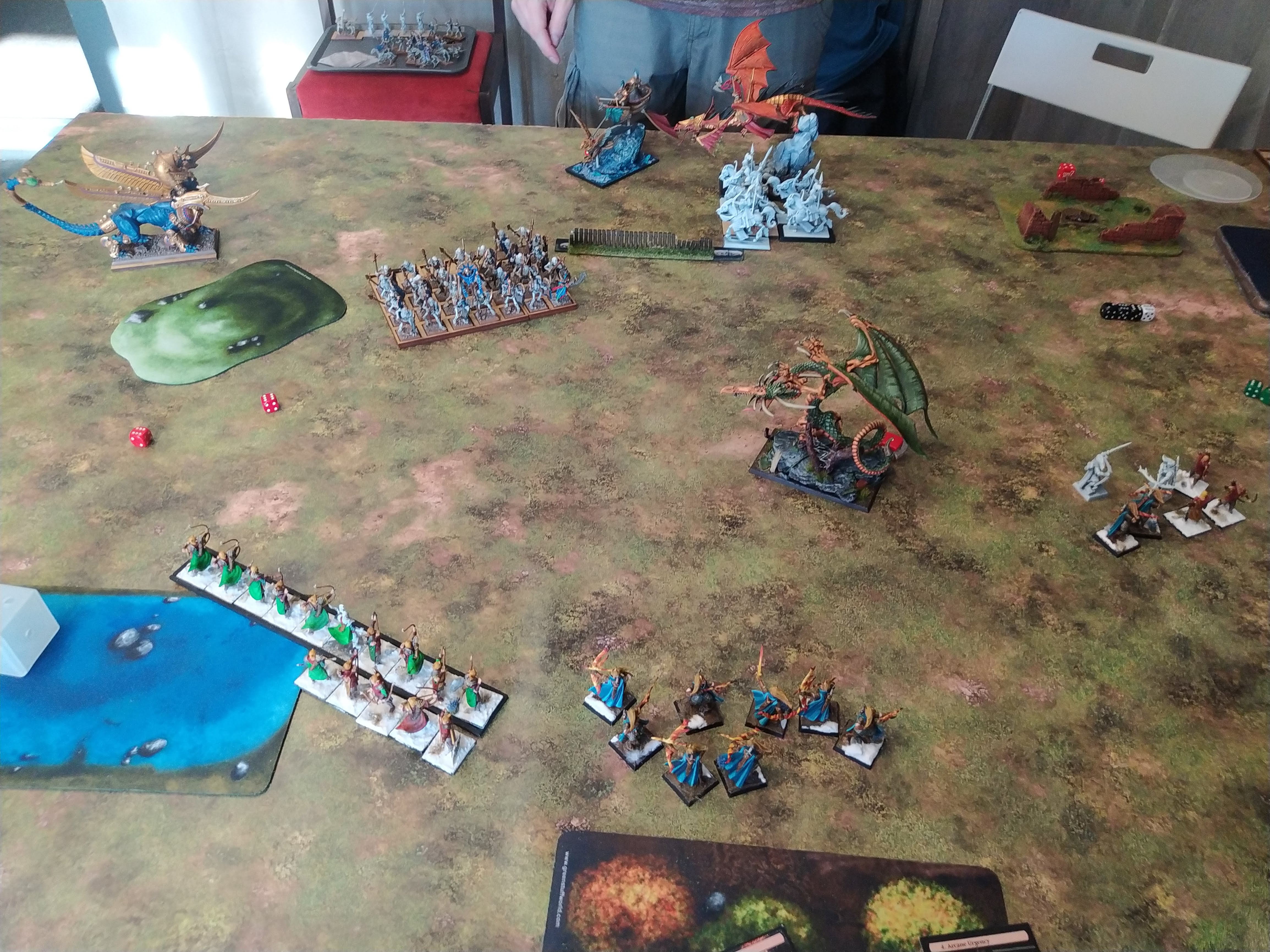 Round 4: High Elf Realms vs Tomb Kings of Khemri (Warhammer: The Old World) — High Elf Realms - Tomb Kings of Khemri