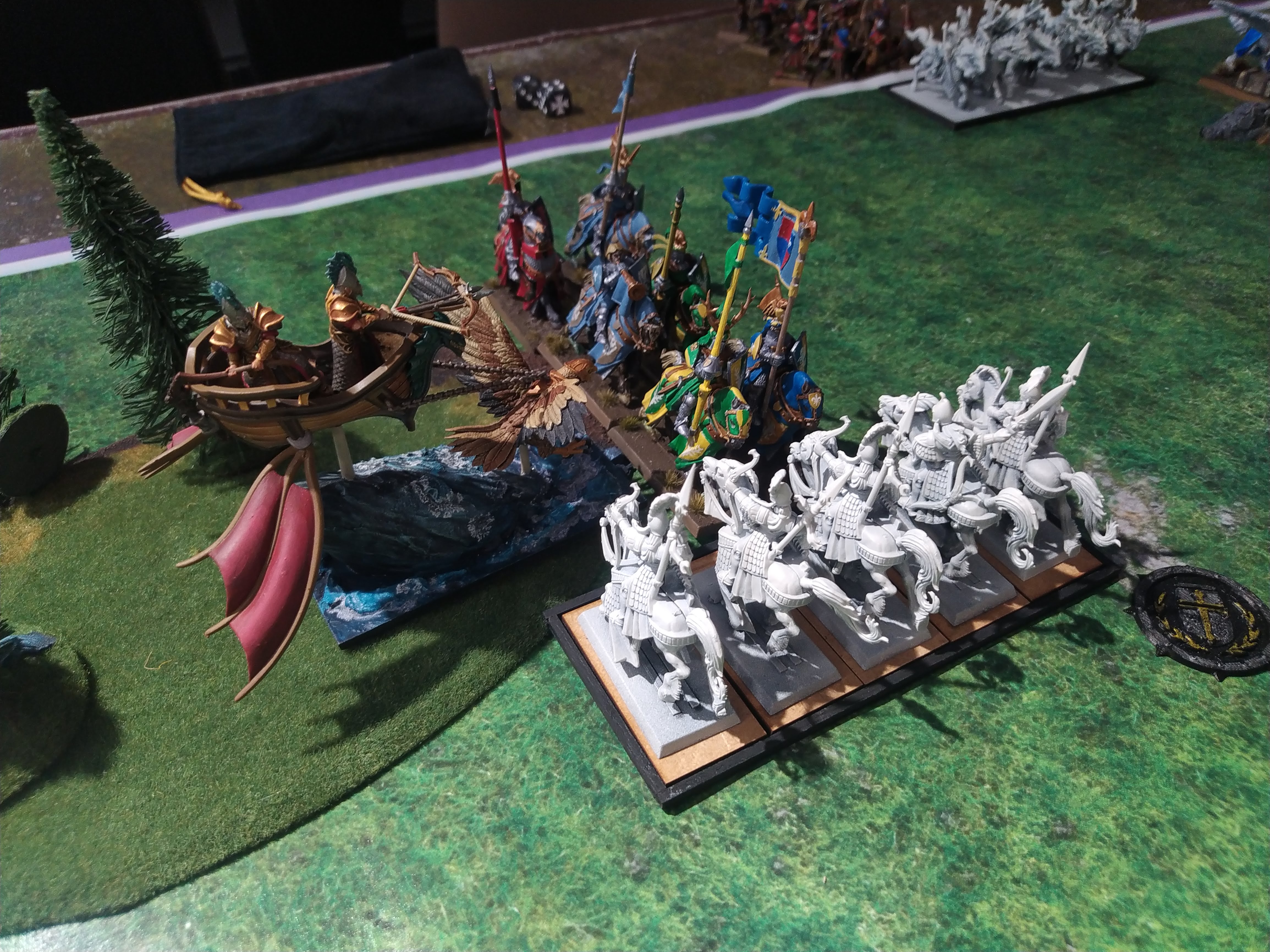 Battle summary photo: High Elf Realms vs Kingdom of Bretonnia (Warhammer: The Old World) — High Elf Realms - Kingdom of Bretonnia