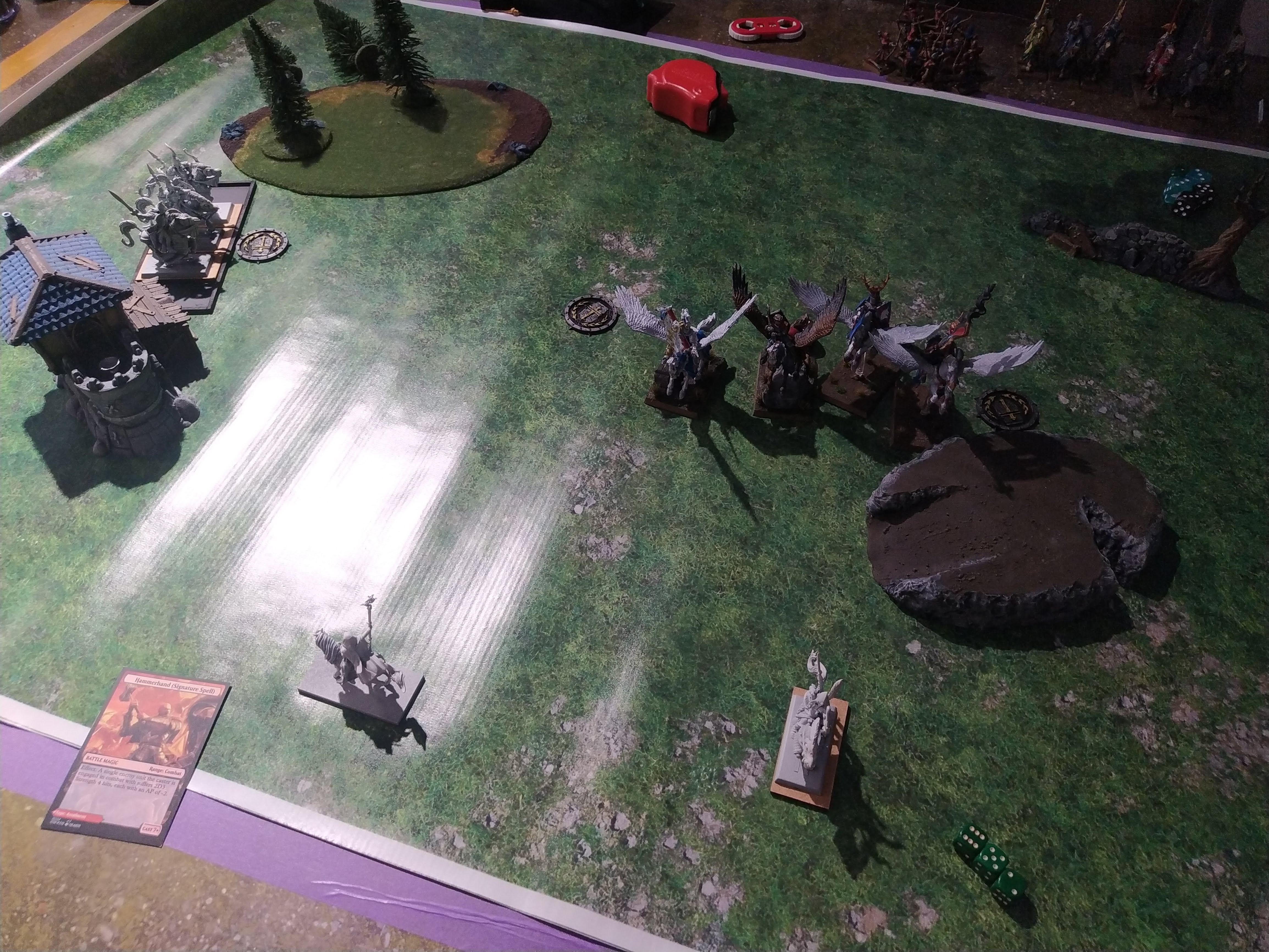 Battle summary photo: High Elf Realms vs Kingdom of Bretonnia (Warhammer: The Old World) — High Elf Realms - Kingdom of Bretonnia