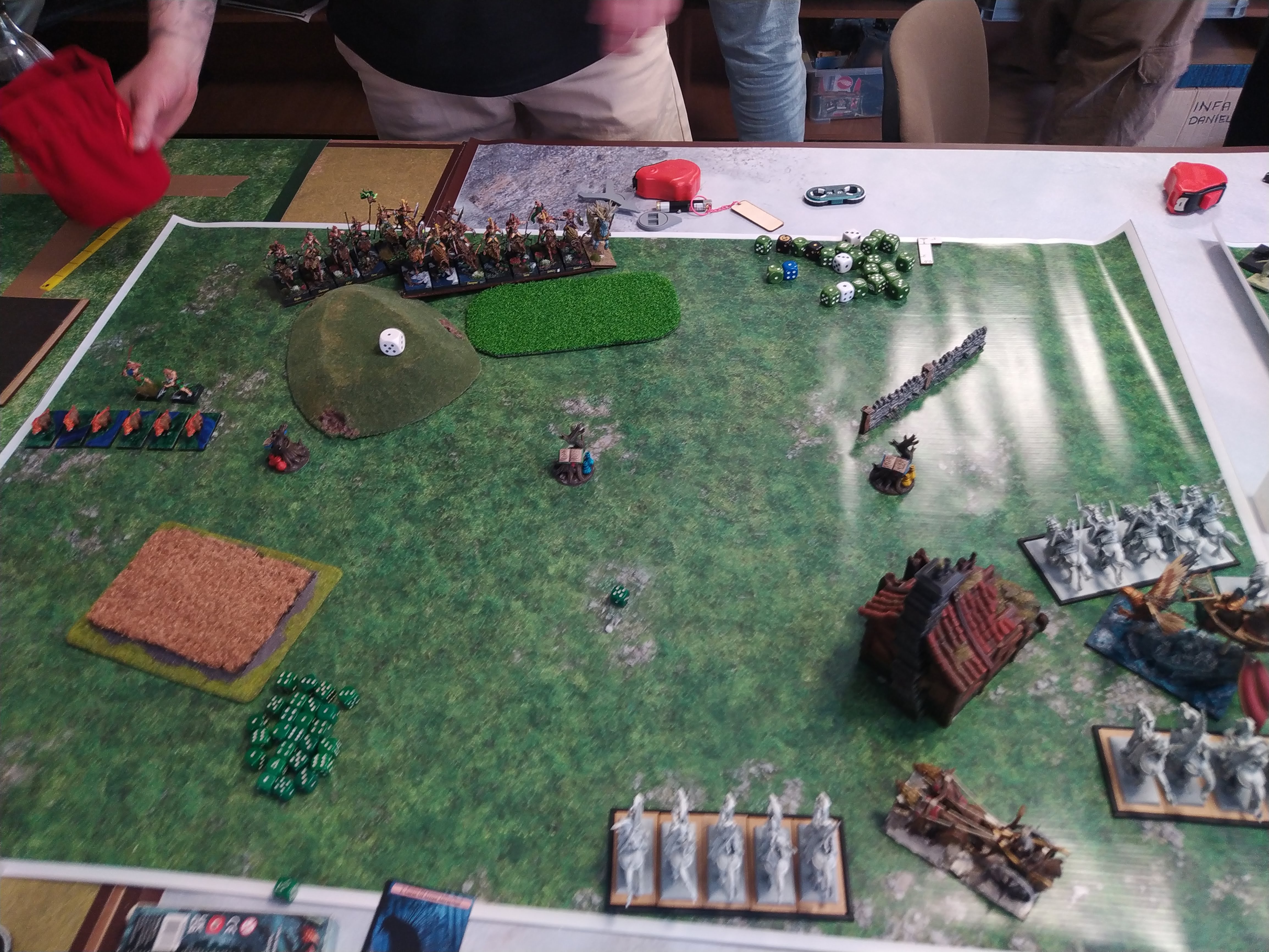 Battle summary photo: High Elf Realms vs Wood Elf Realms (Warhammer: The Old World) — High Elf Realms - Wood Elf Realms
