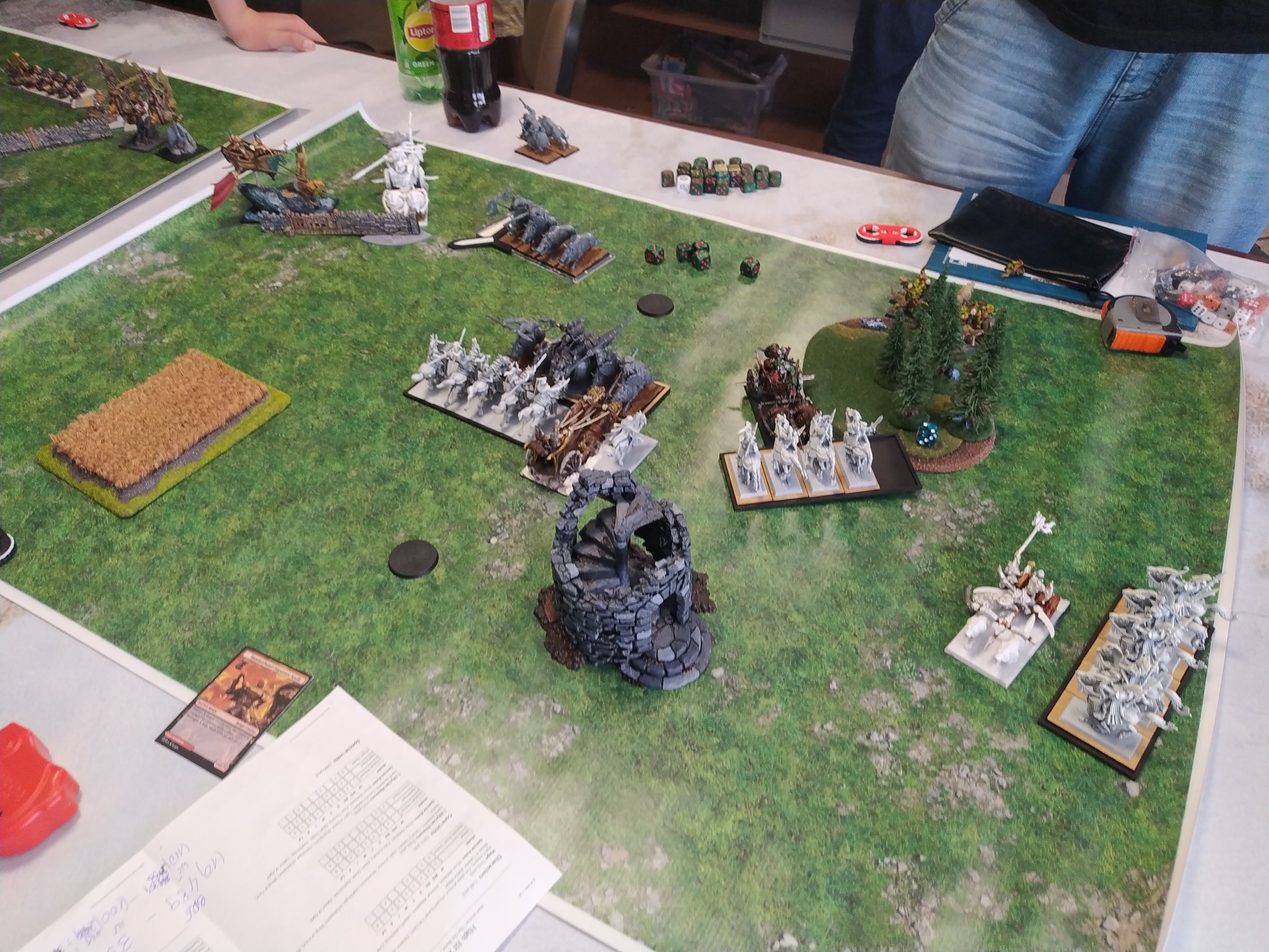 Battle summary photo: High Elf Realms vs Orc and Goblin Tribes (Warhammer: The Old World) — High Elf Realms - Orc and Goblin Tribes