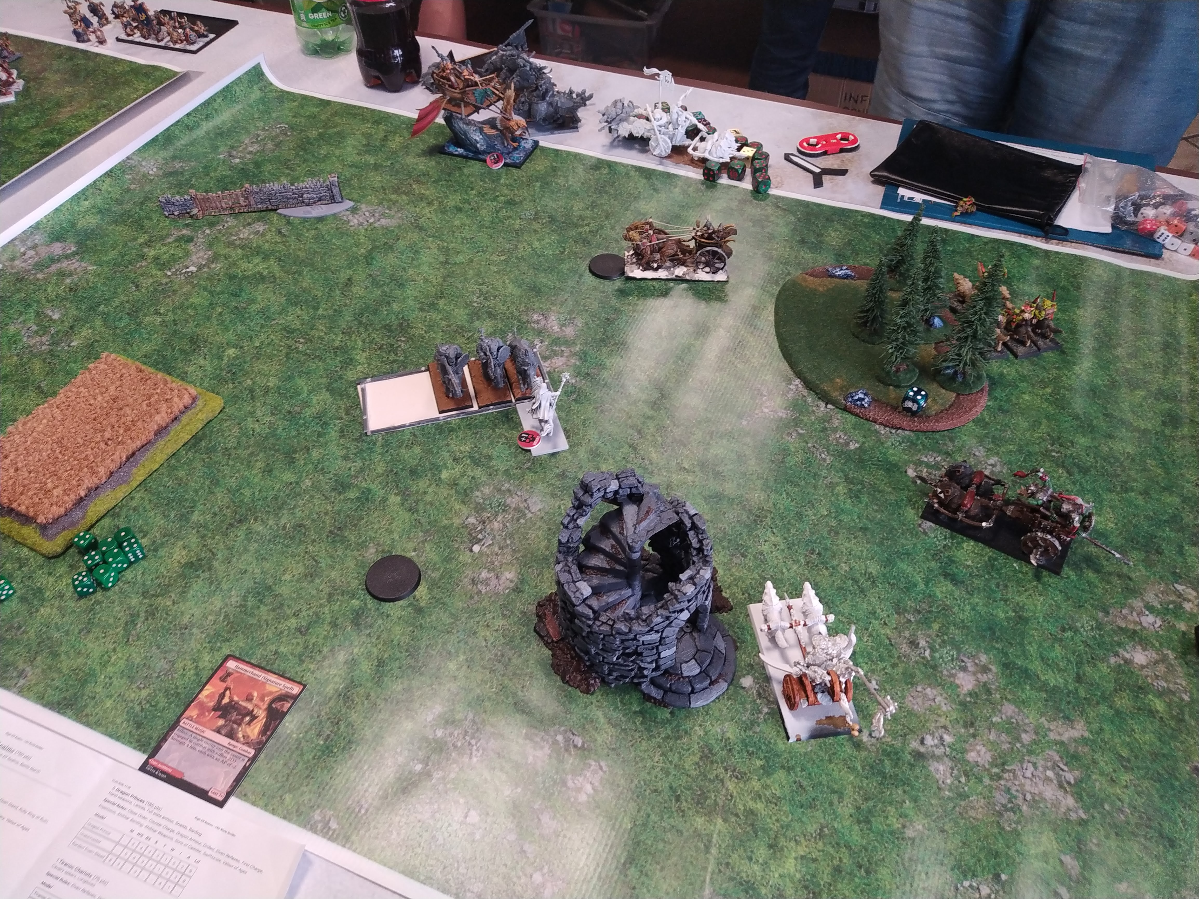 Battle summary photo: High Elf Realms vs Orc and Goblin Tribes (Warhammer: The Old World) — High Elf Realms - Orc and Goblin Tribes