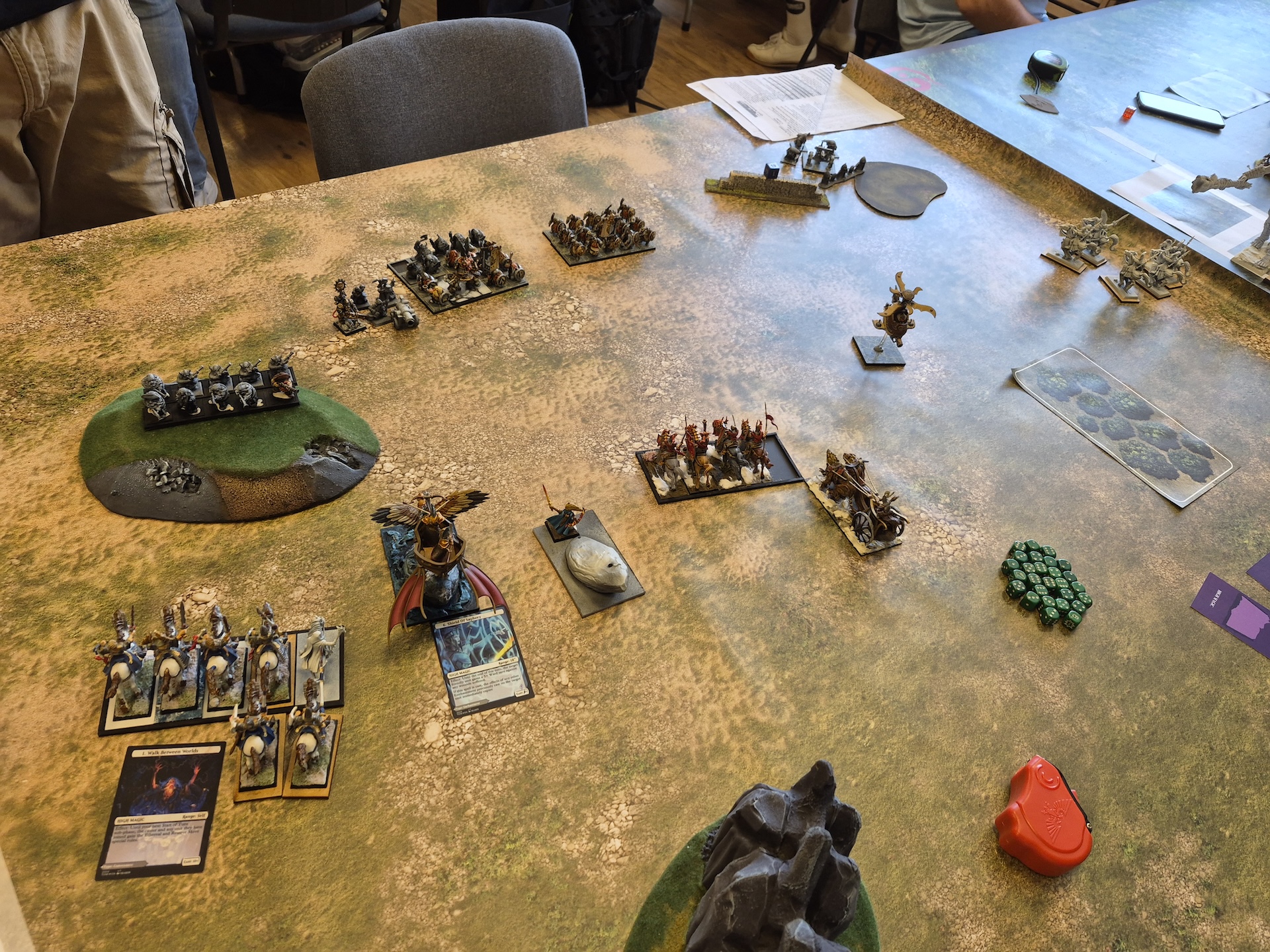 Round 1: High Elf Realms vs Dwarfen Mountain Holds (Warhammer: The Old World) — High Elf Realms - Dwarfen Mountain Holds