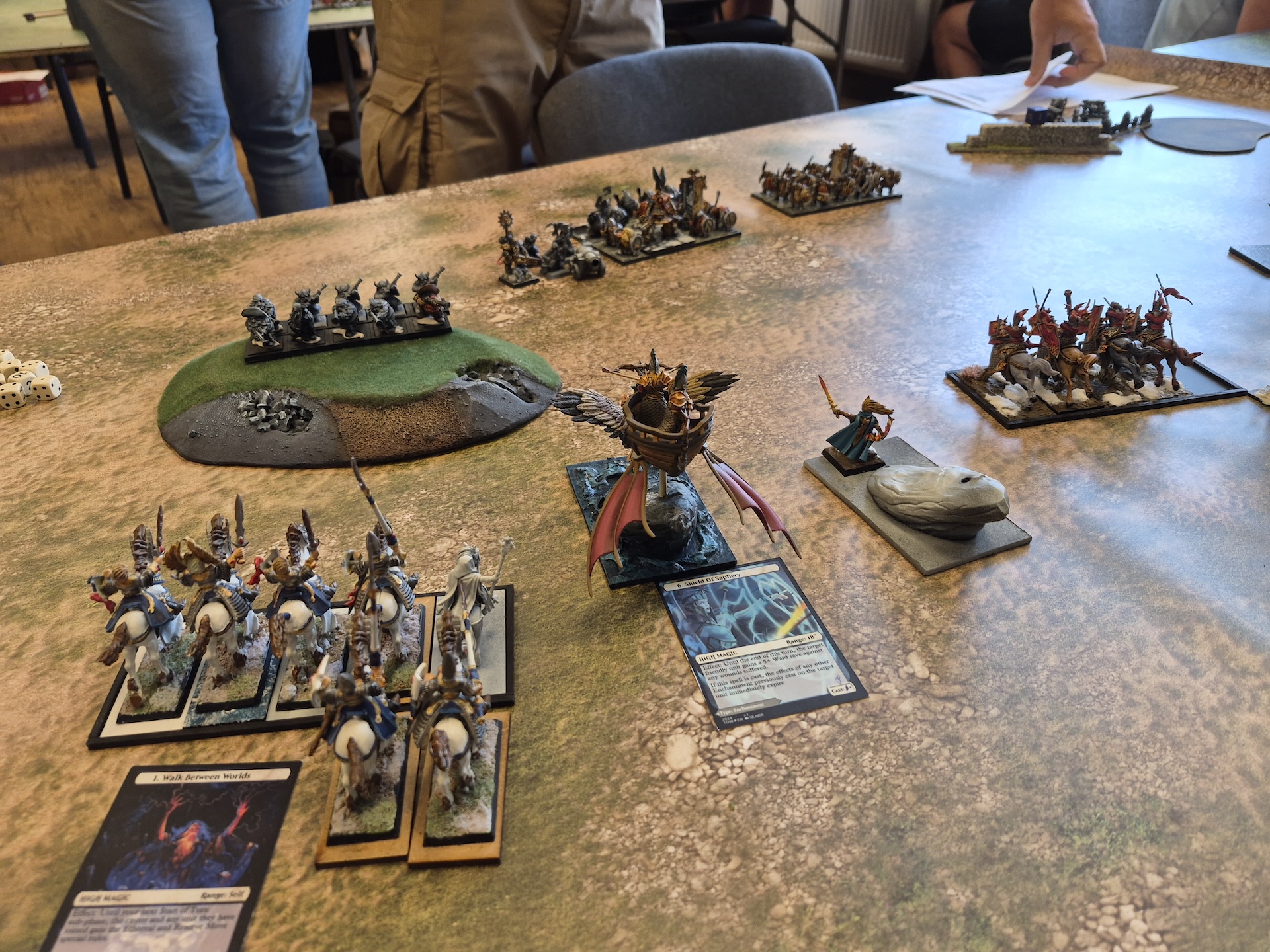 Round 1: High Elf Realms vs Dwarfen Mountain Holds (Warhammer: The Old World) — High Elf Realms - Dwarfen Mountain Holds
