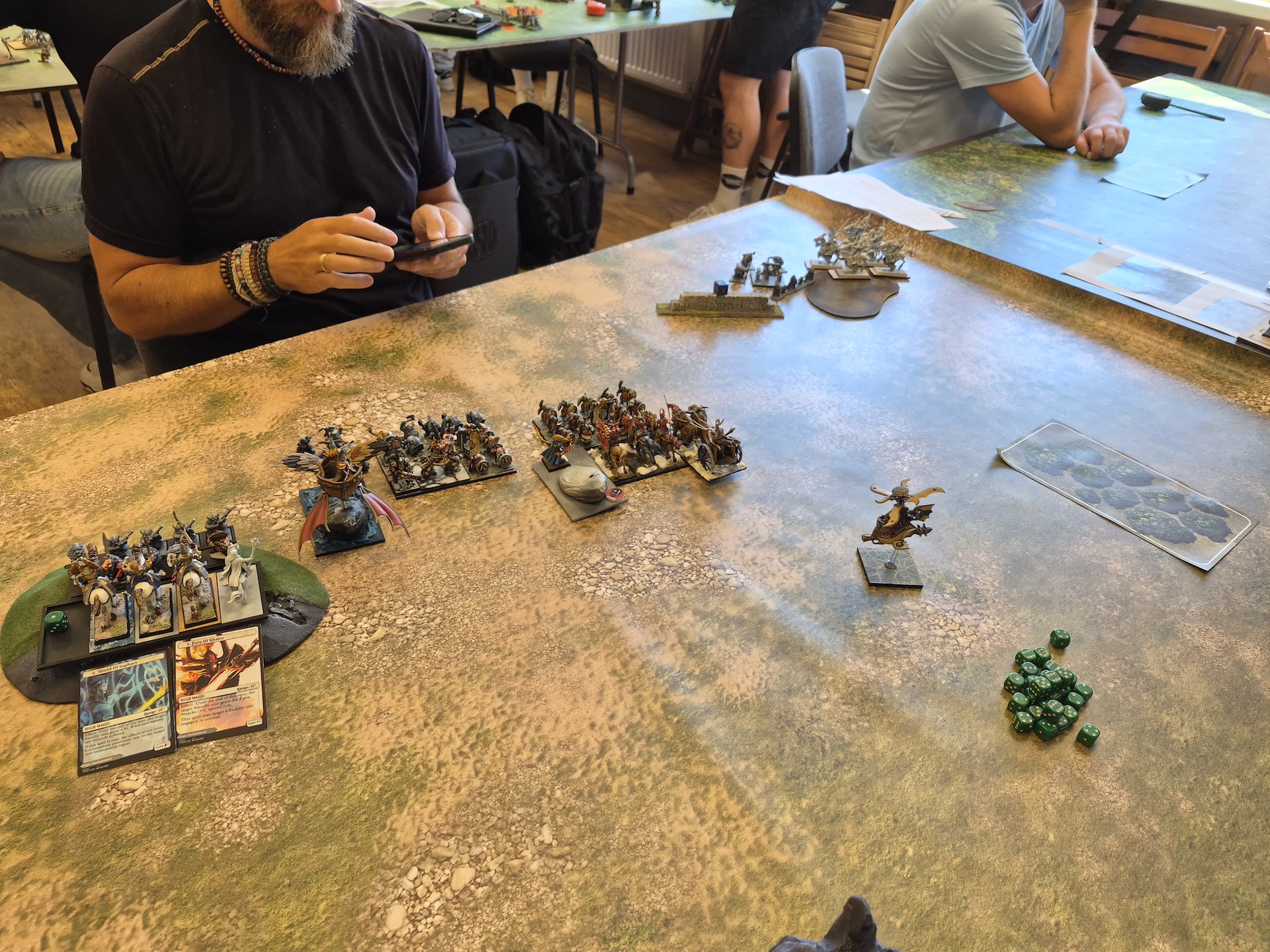 Round 2: High Elf Realms vs Dwarfen Mountain Holds (Warhammer: The Old World) — High Elf Realms - Dwarfen Mountain Holds