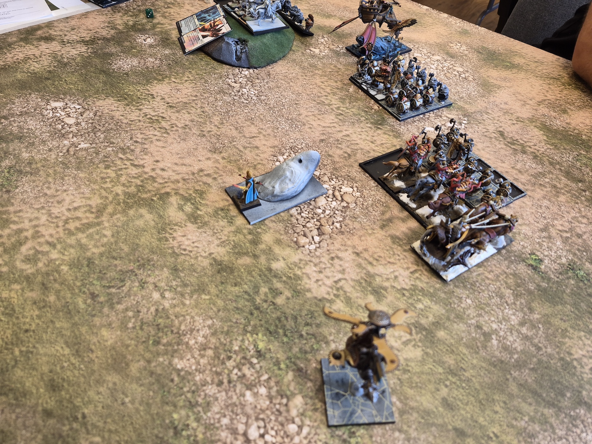 Round 2: High Elf Realms vs Dwarfen Mountain Holds (Warhammer: The Old World) — High Elf Realms - Dwarfen Mountain Holds