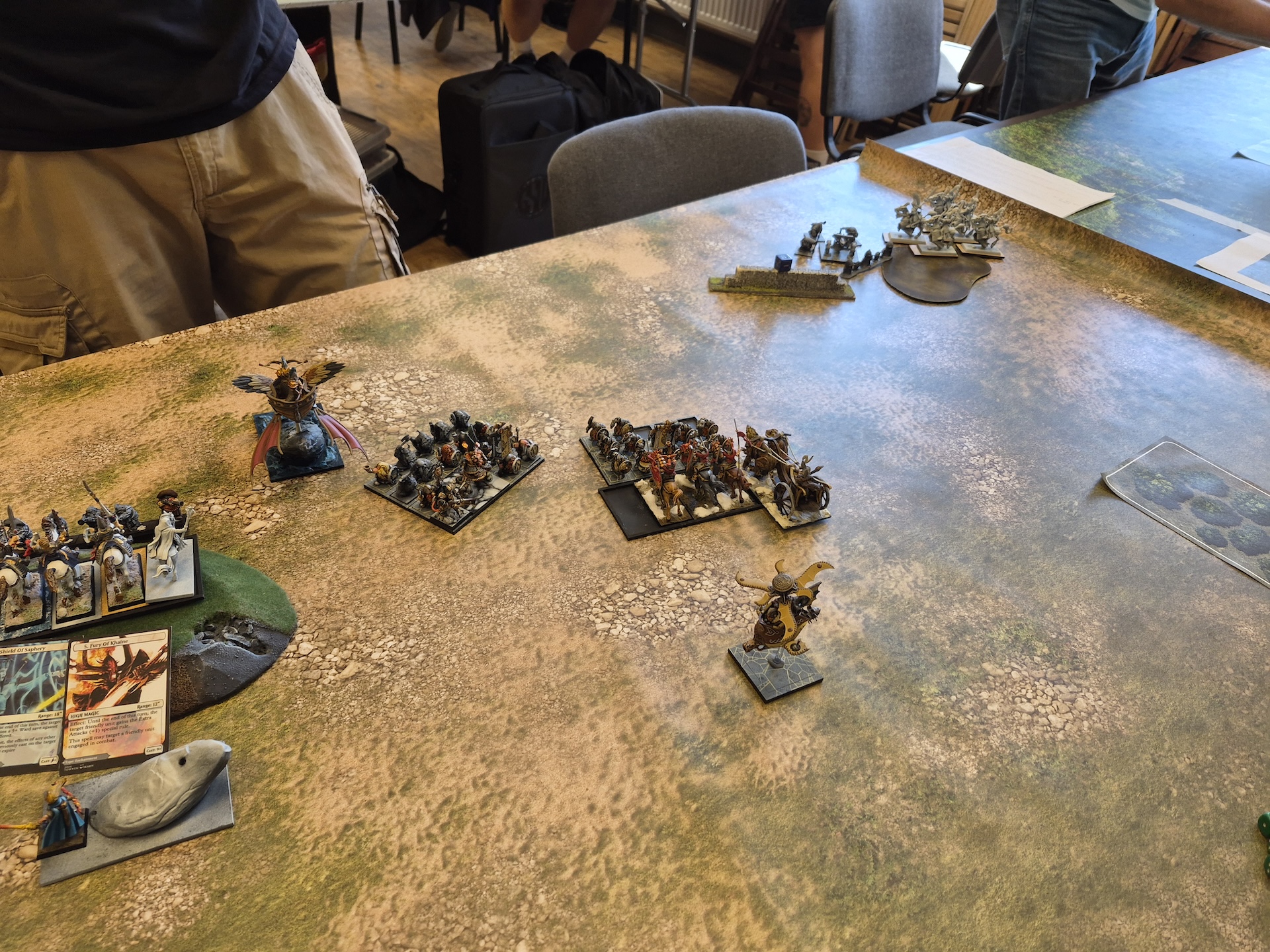 Round 3: High Elf Realms vs Dwarfen Mountain Holds (Warhammer: The Old World) — High Elf Realms - Dwarfen Mountain Holds