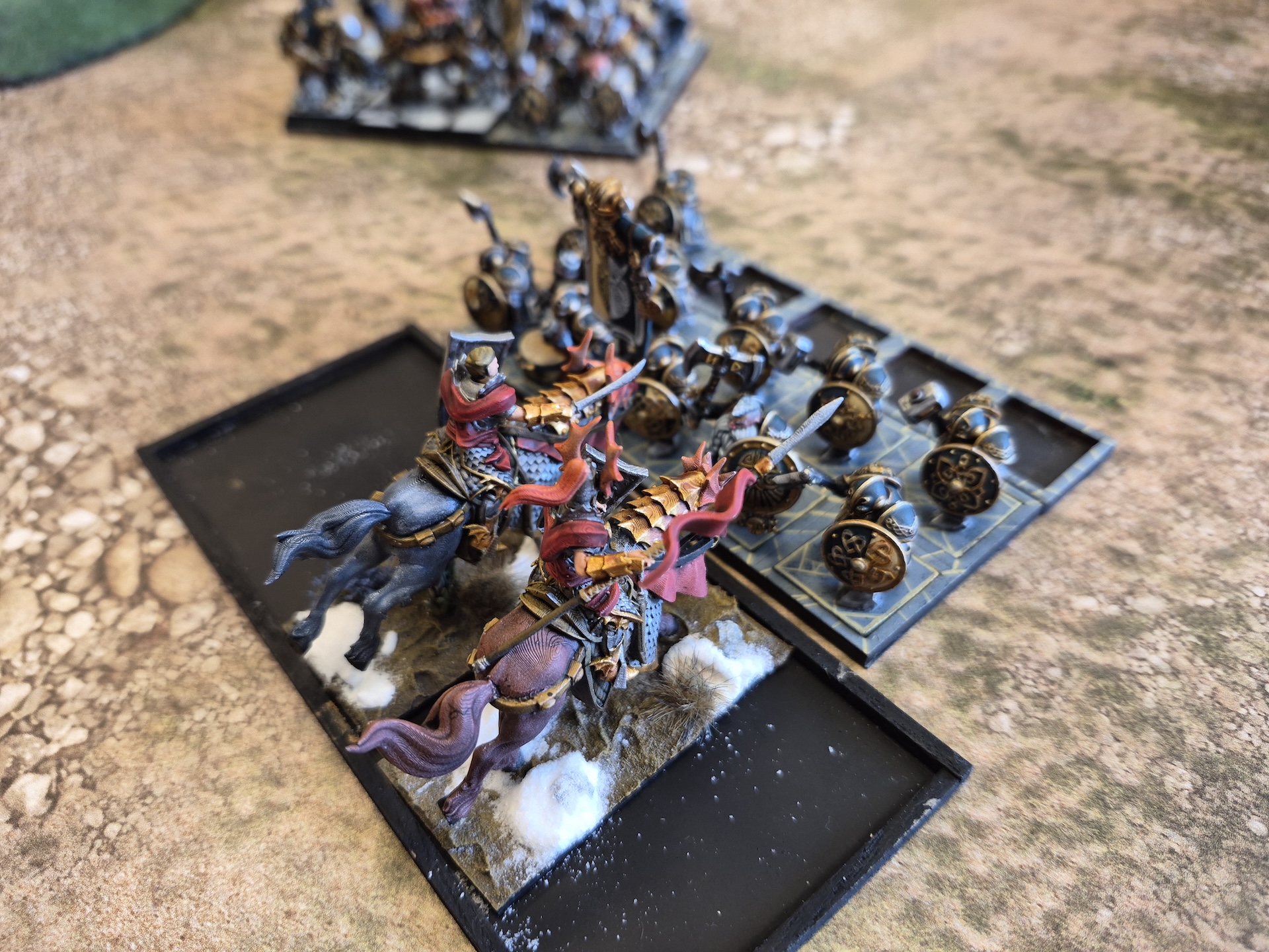 Round 3: High Elf Realms vs Dwarfen Mountain Holds (Warhammer: The Old World) — High Elf Realms - Dwarfen Mountain Holds