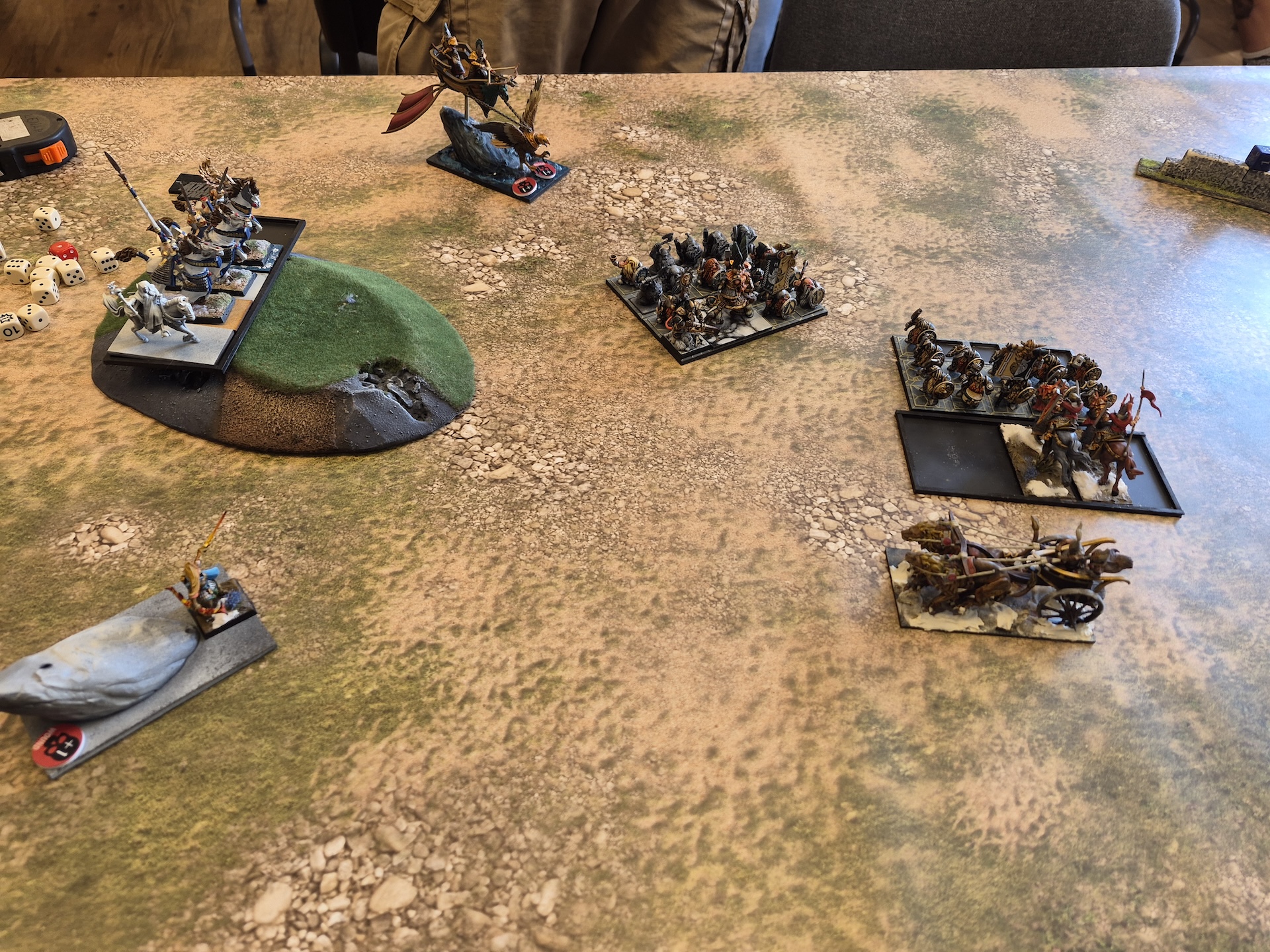 Round 3: High Elf Realms vs Dwarfen Mountain Holds (Warhammer: The Old World) — High Elf Realms - Dwarfen Mountain Holds