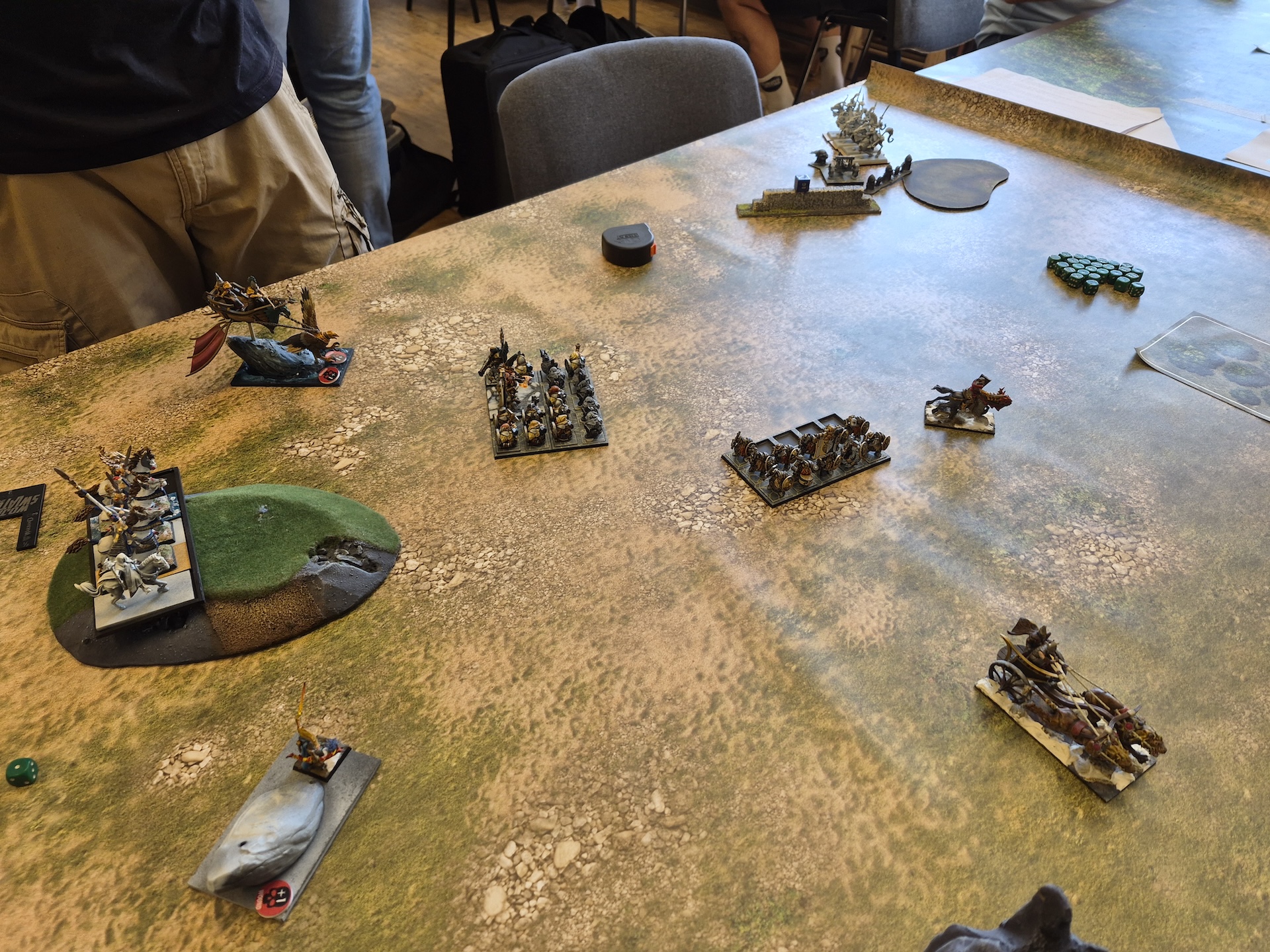Round 4: High Elf Realms vs Dwarfen Mountain Holds (Warhammer: The Old World) — High Elf Realms - Dwarfen Mountain Holds
