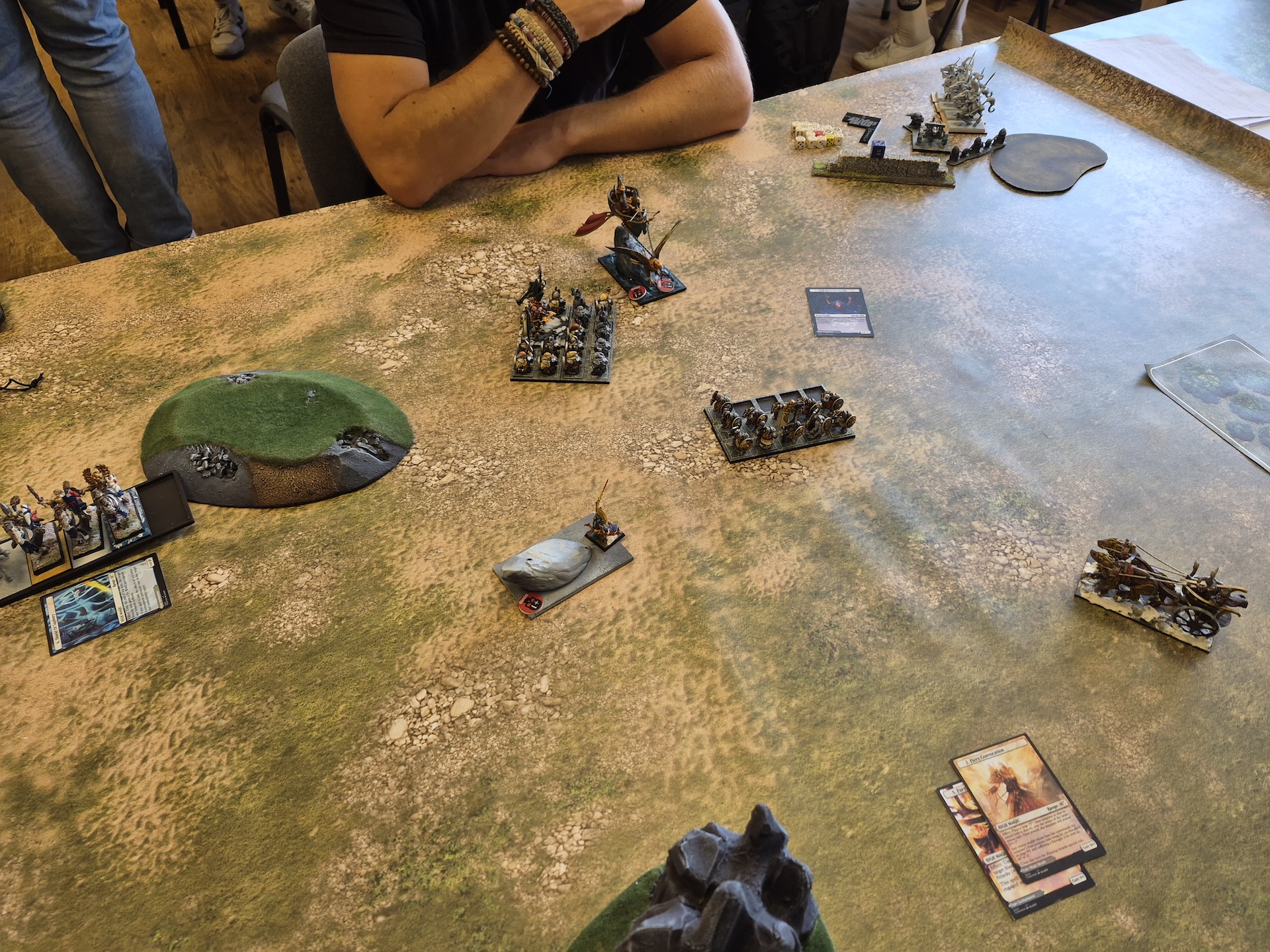 Round 4: High Elf Realms vs Dwarfen Mountain Holds (Warhammer: The Old World) — High Elf Realms - Dwarfen Mountain Holds