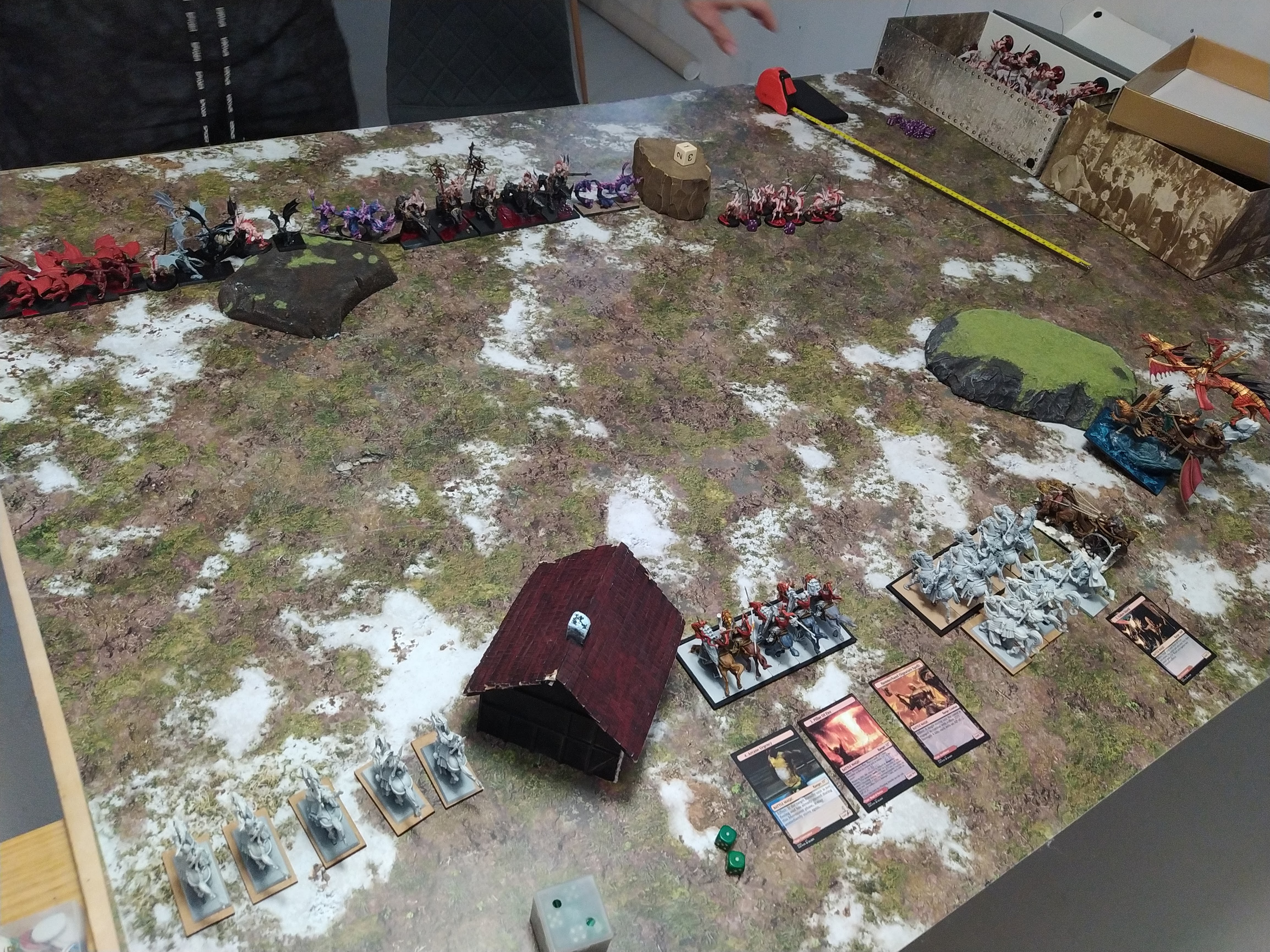 Battle report: High Elf Realms vs Daemons of Chaos (Warhammer: The Old World) — High Elves vs Deamons of Chaos Renegade