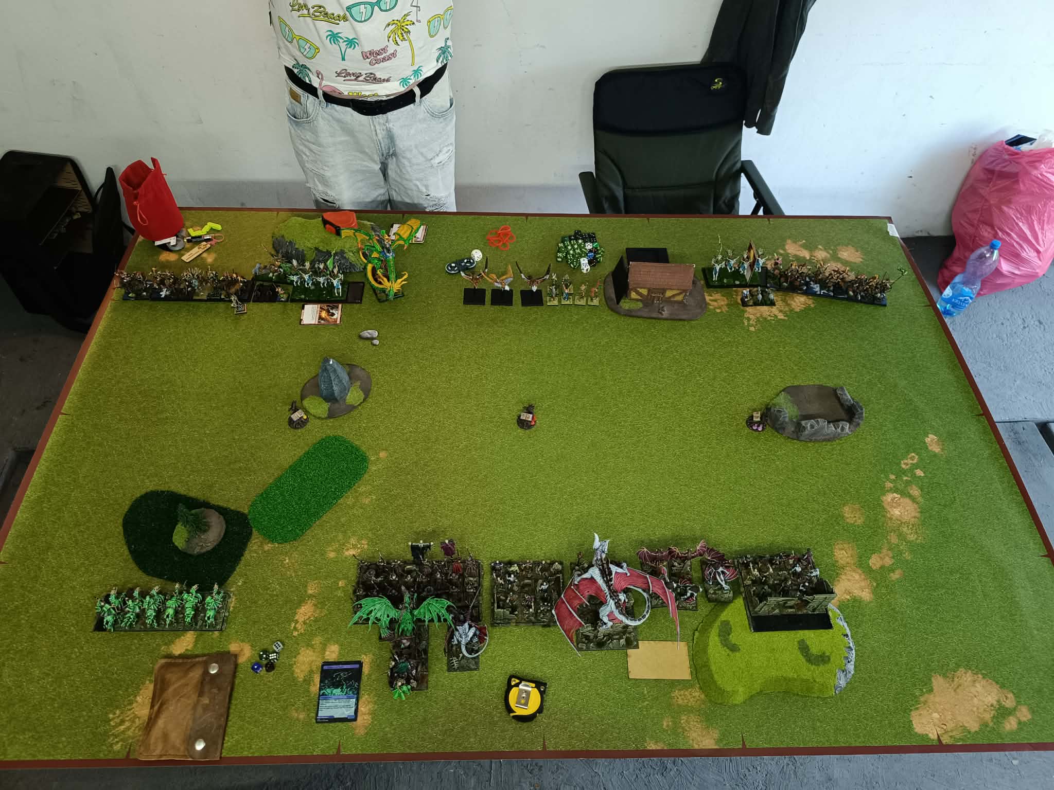 Battle report: Vampire Counts vs Wood Elf Realms (Warhammer: The Old World) — Potyczki garażowe - VC vs WE