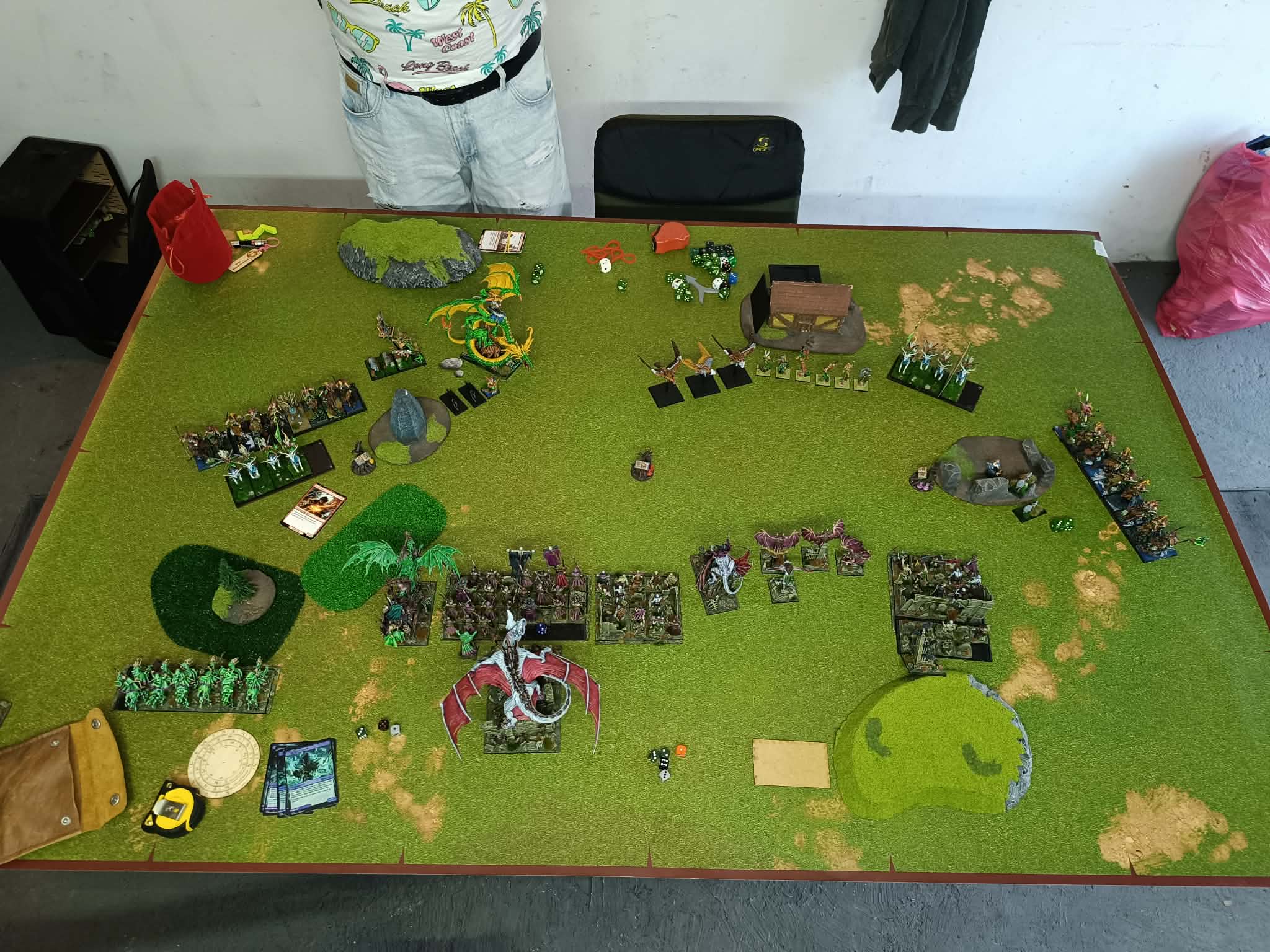 Battle summary photo: Vampire Counts vs Wood Elf Realms (Warhammer: The Old World) — Potyczki garażowe - VC vs WE