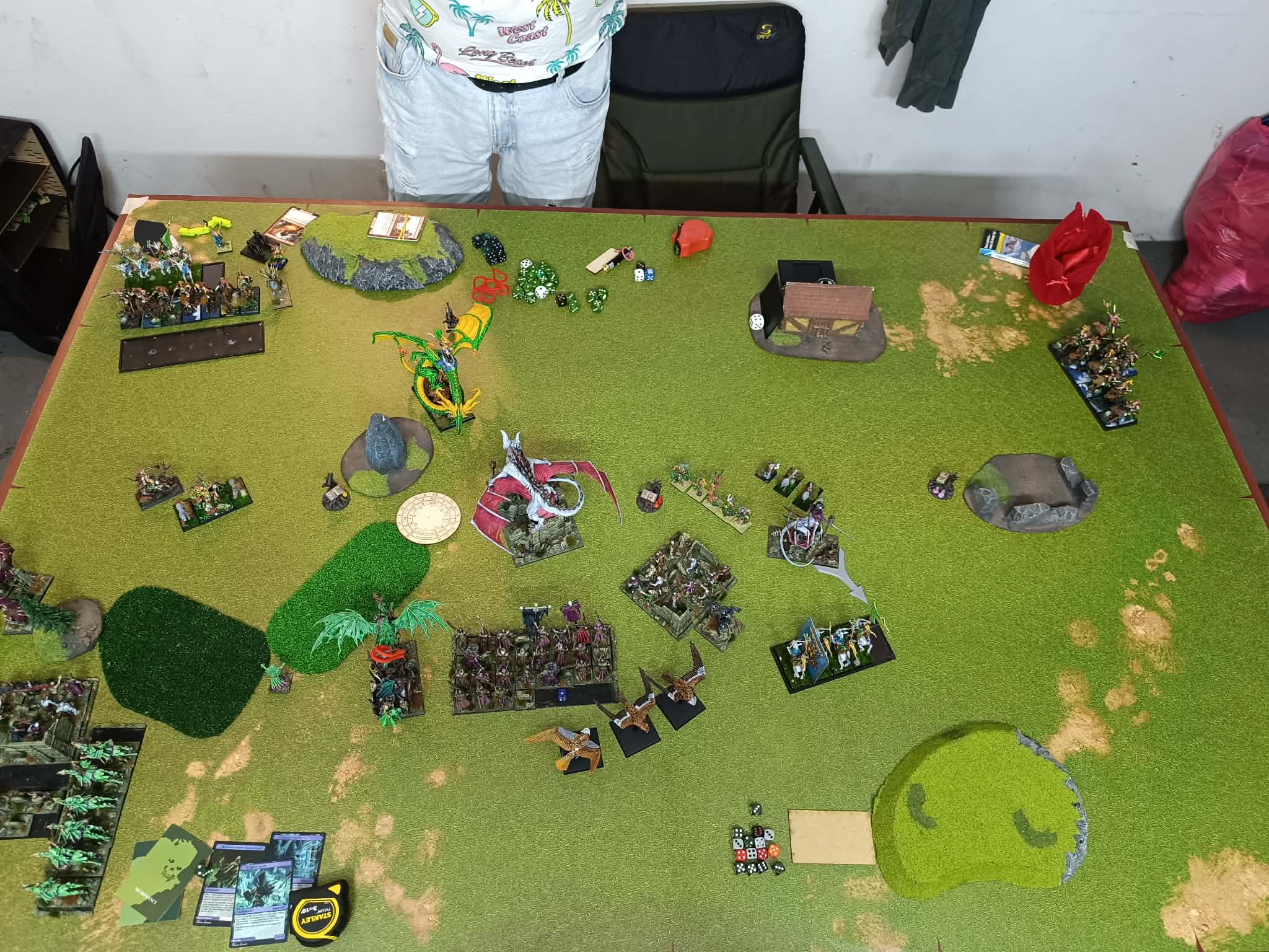 Battle summary photo: Vampire Counts vs Wood Elf Realms (Warhammer: The Old World) — Potyczki garażowe - VC vs WE