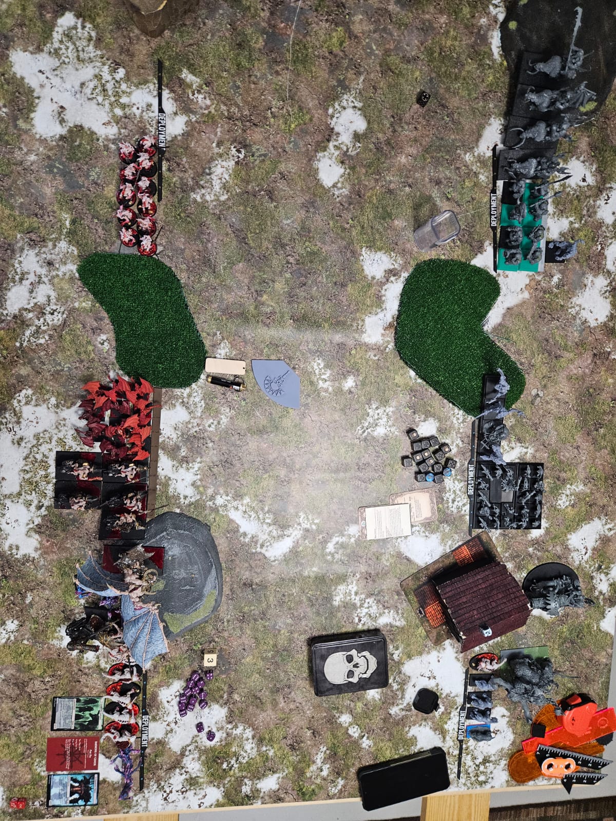 Battle report: Daemons of Chaos vs Ogre Kingdoms (Warhammer: The Old World) — Starcie Anabolików z otchłani ze Spaślakami