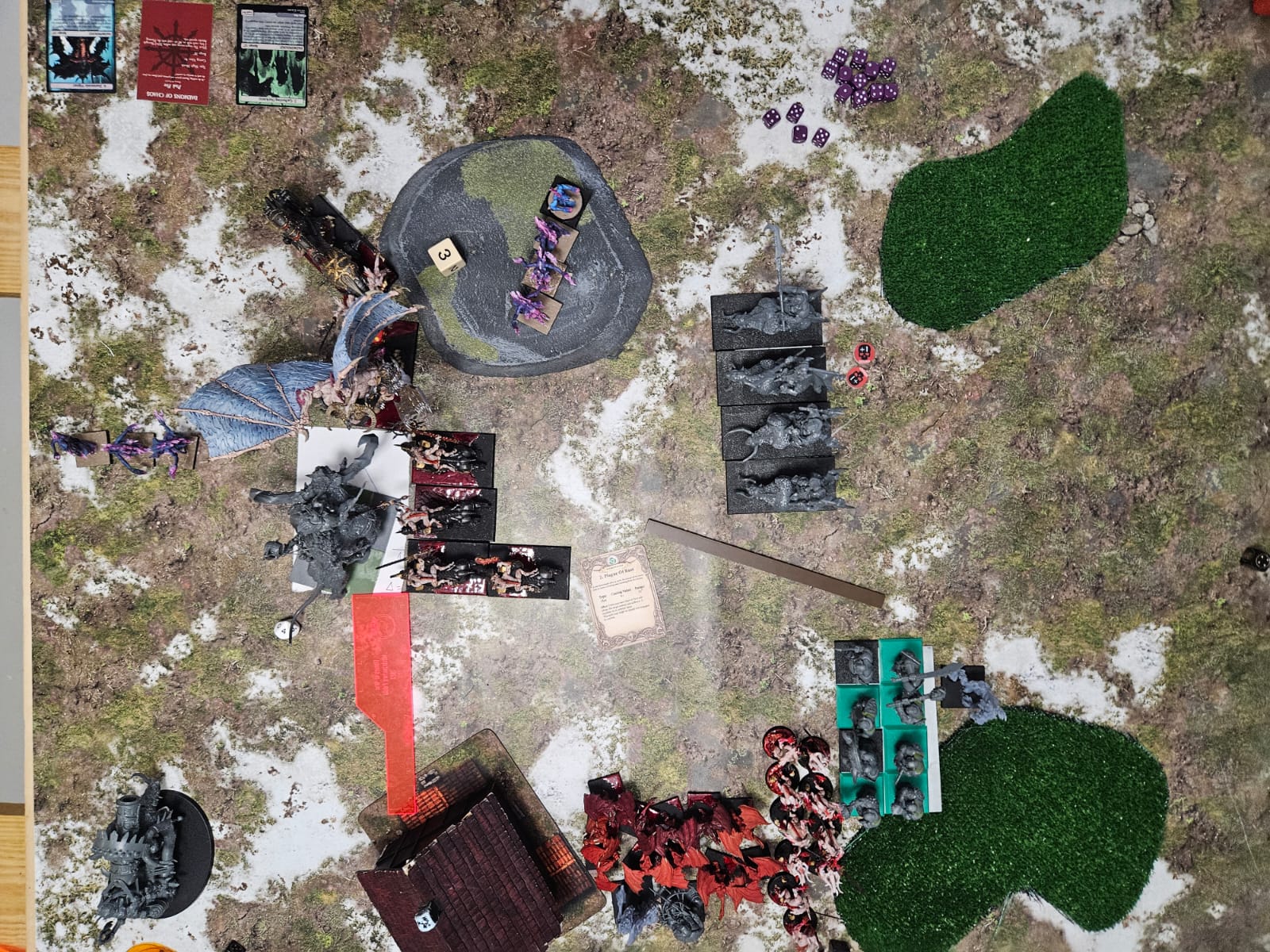 Round 3: Daemons of Chaos vs Ogre Kingdoms (Warhammer: The Old World) — Starcie Anabolików z otchłani ze Spaślakami