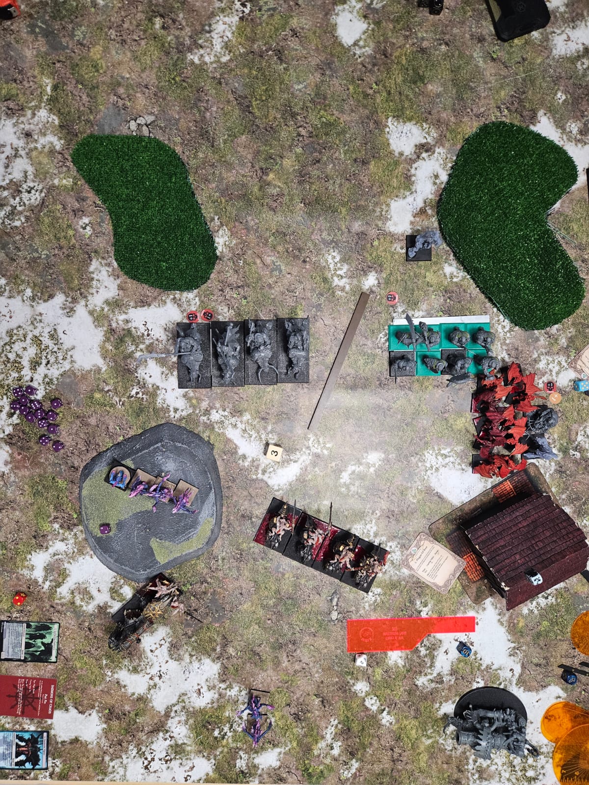 Round 3: Daemons of Chaos vs Ogre Kingdoms (Warhammer: The Old World) — Starcie Anabolików z otchłani ze Spaślakami