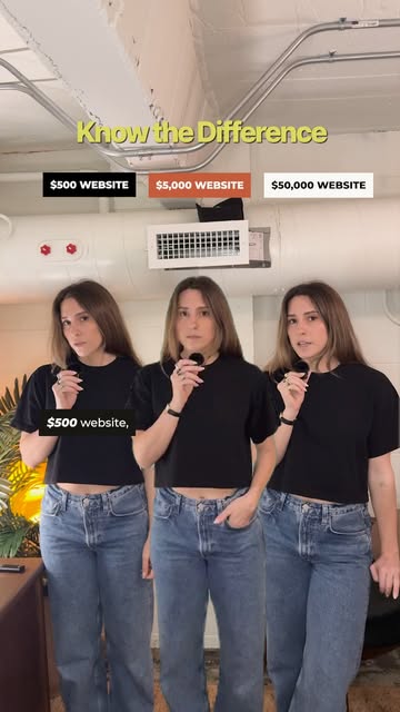 Instagram Reel by @byalexasibberson, published May 18, 2026. $500 website vs. $5,000 website vs. $50,000 website Follow to learn how to write copy that elevate…