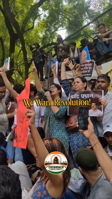 Instagram Reel by @misbahh_sayyed, published Jun 6, 2026. United at Jantar Mantar. United for justice. United against corruption. The future of India's student…
